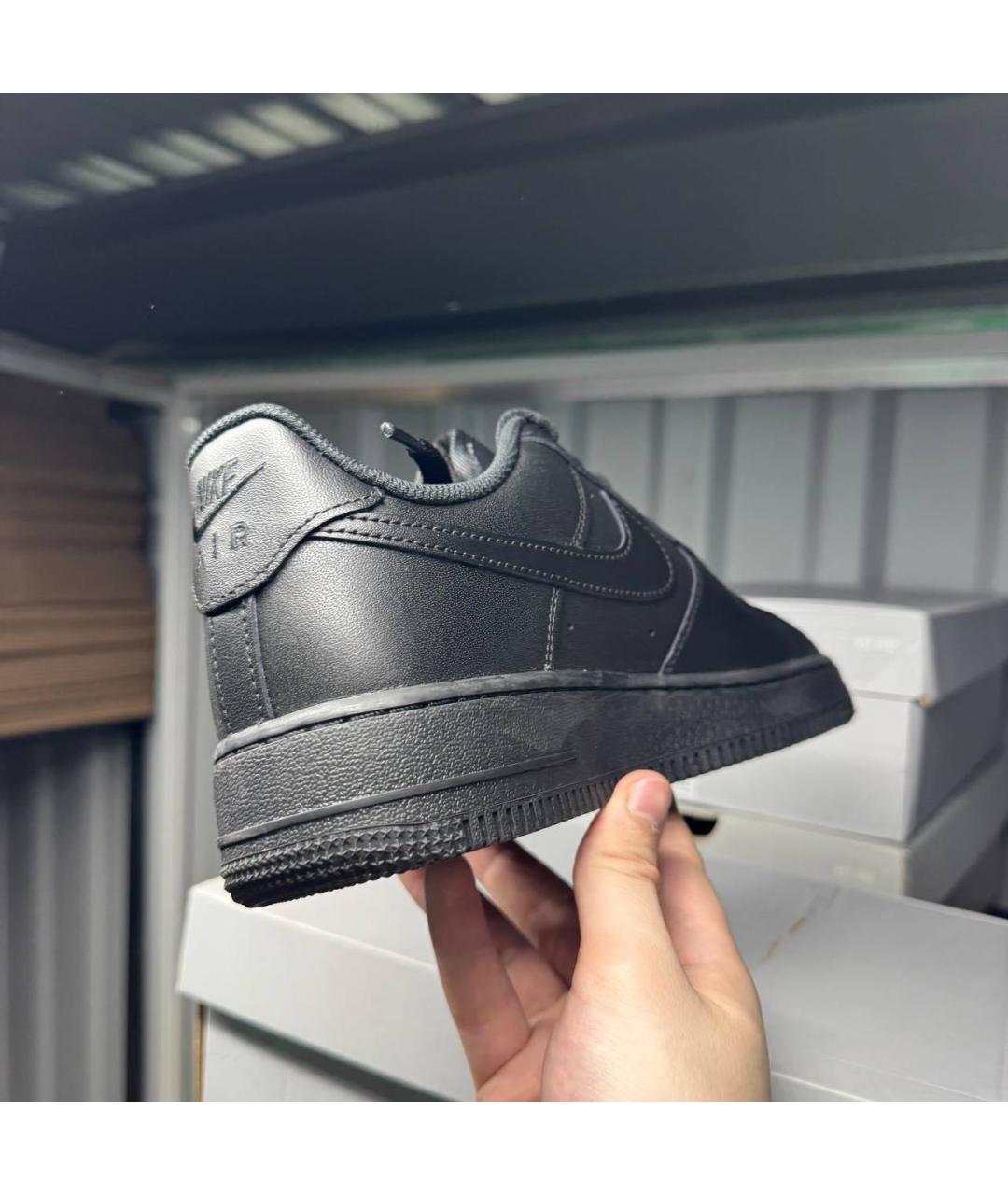 NIKE Черные низкие кроссовки / кеды, фото 7
