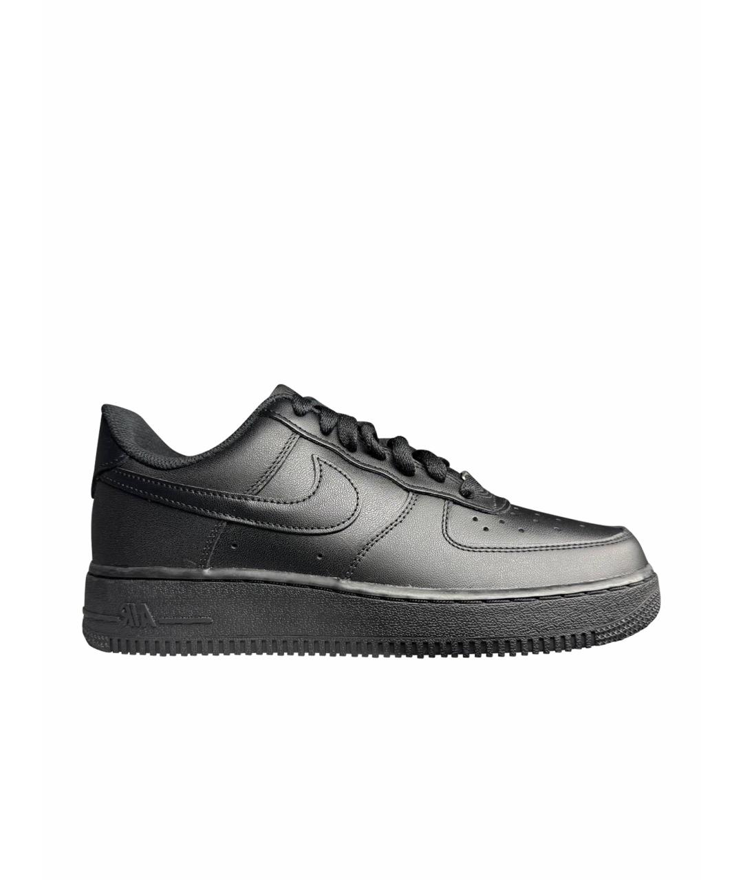 NIKE Черные низкие кроссовки / кеды, фото 1