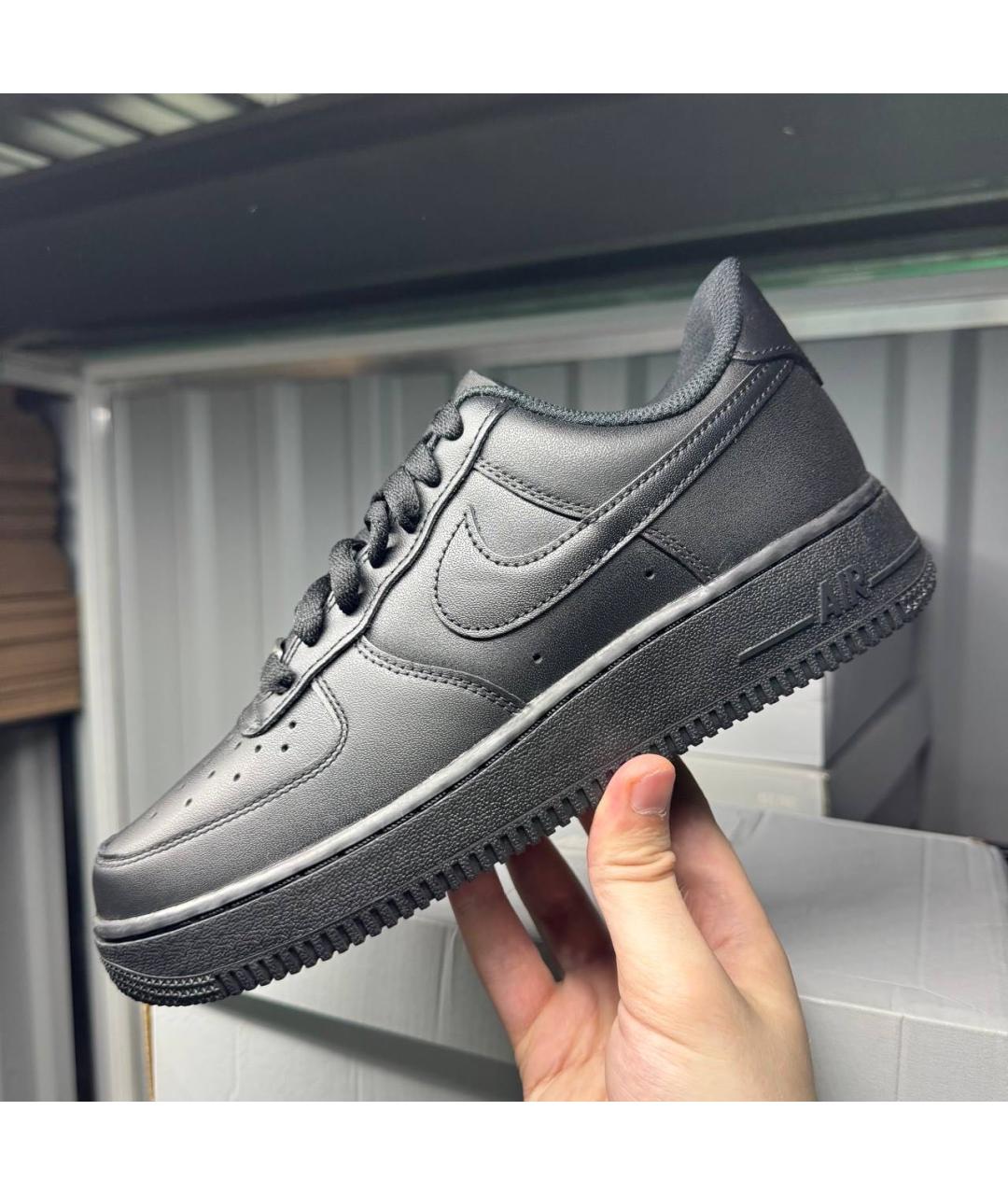 NIKE Черные низкие кроссовки / кеды, фото 3