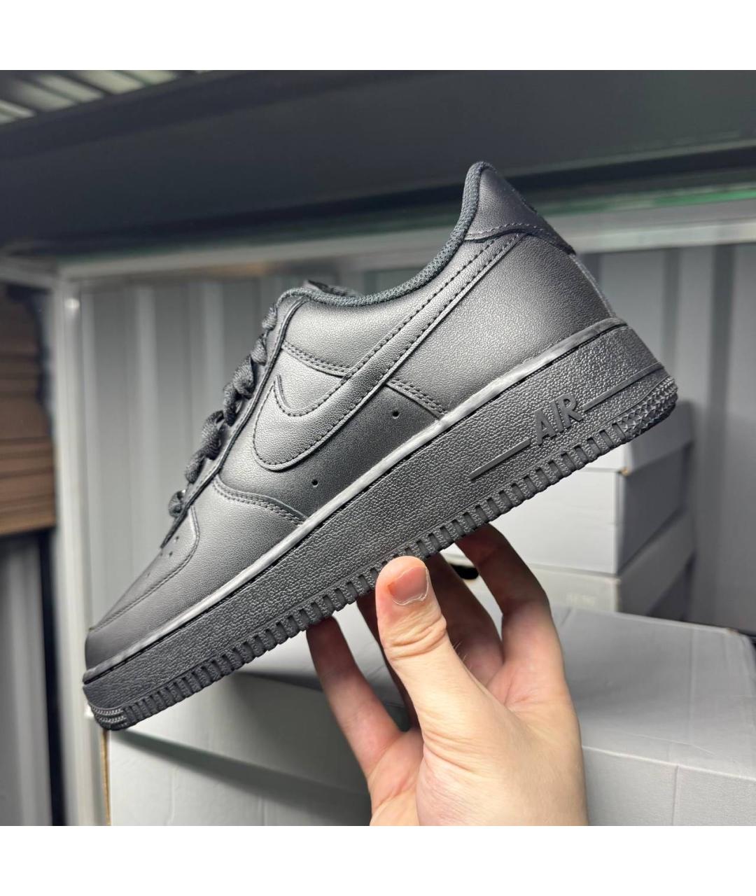 NIKE Черные низкие кроссовки / кеды, фото 5