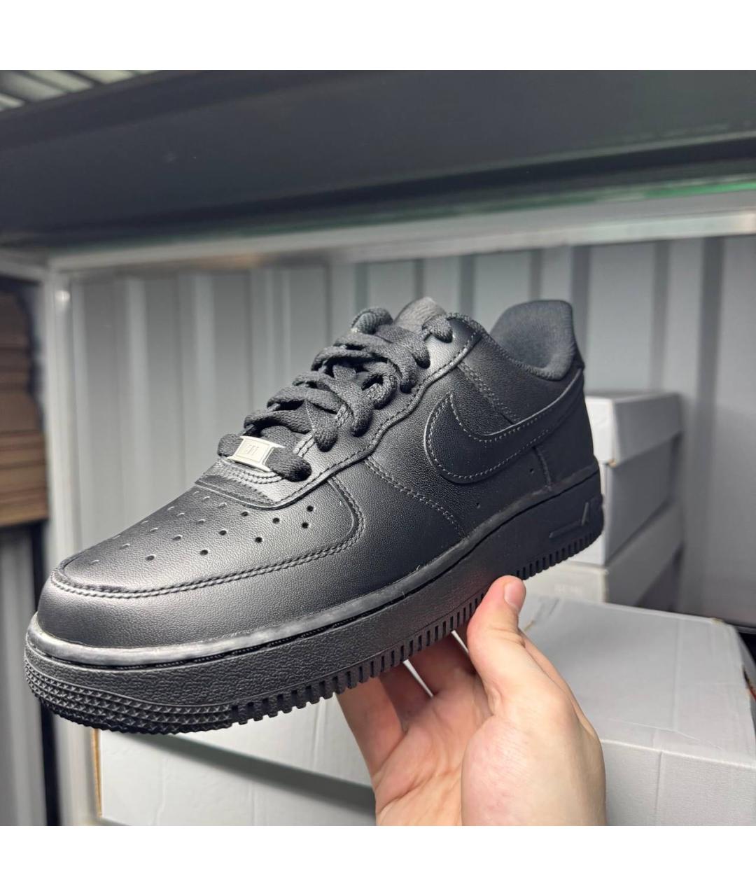 NIKE Черные низкие кроссовки / кеды, фото 4