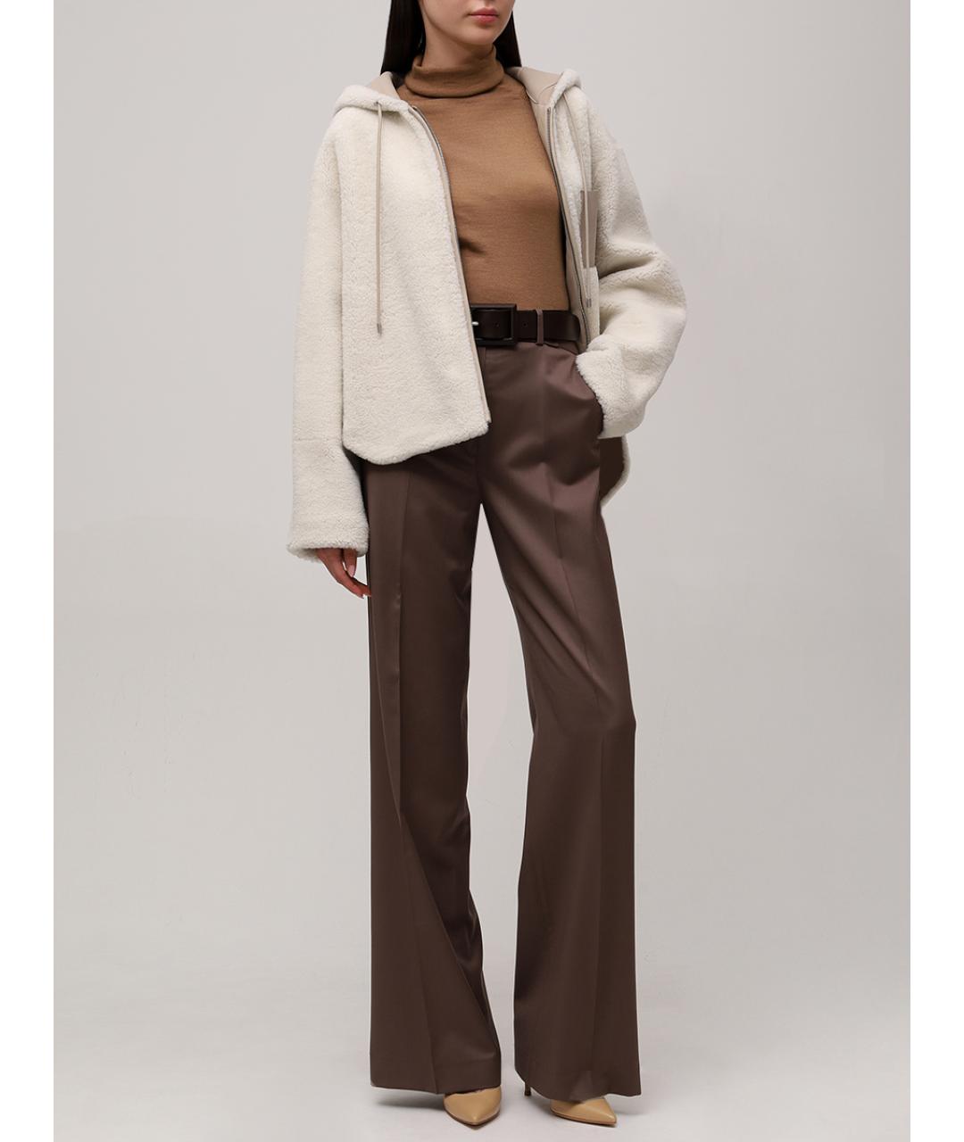 LOEWE Бежевая шуба, фото 2