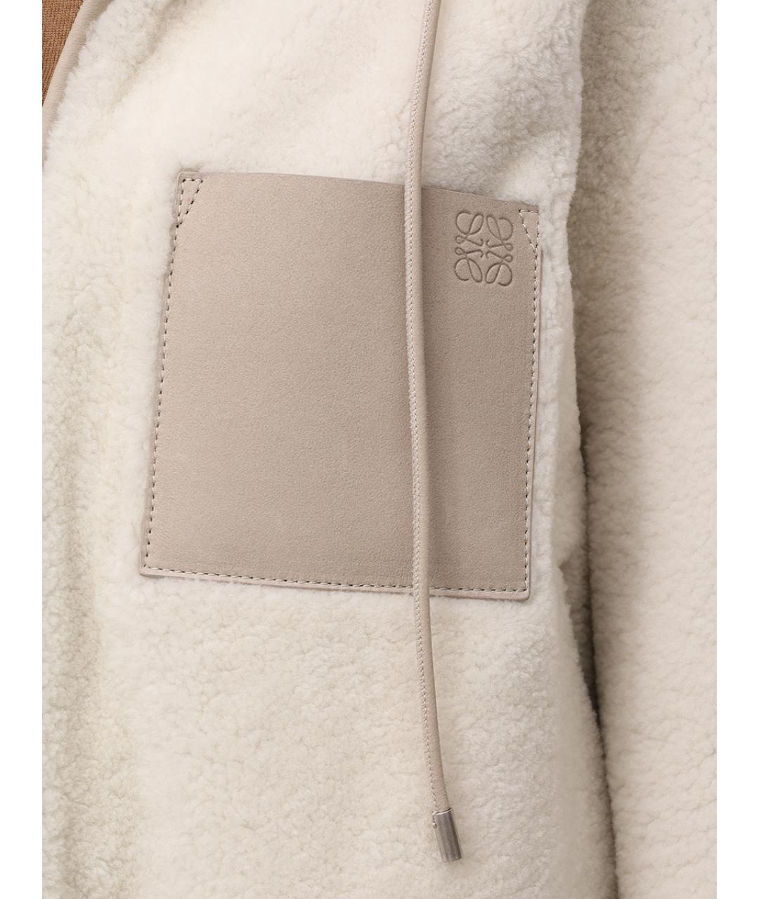 LOEWE Бежевая шуба, фото 4