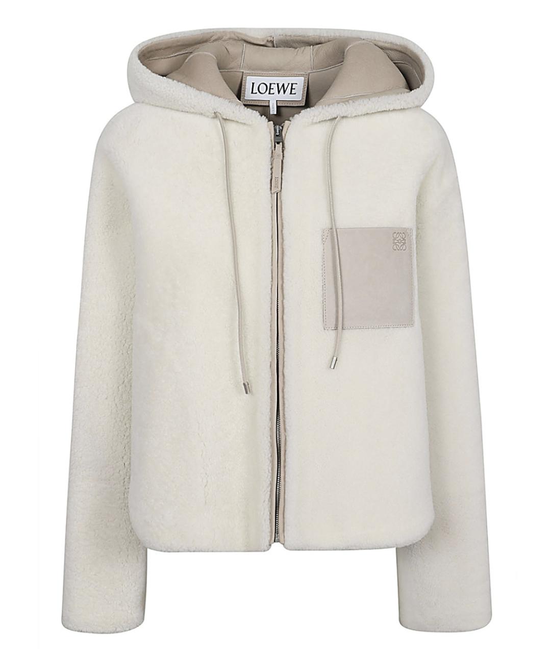 LOEWE Бежевая шуба, фото 1
