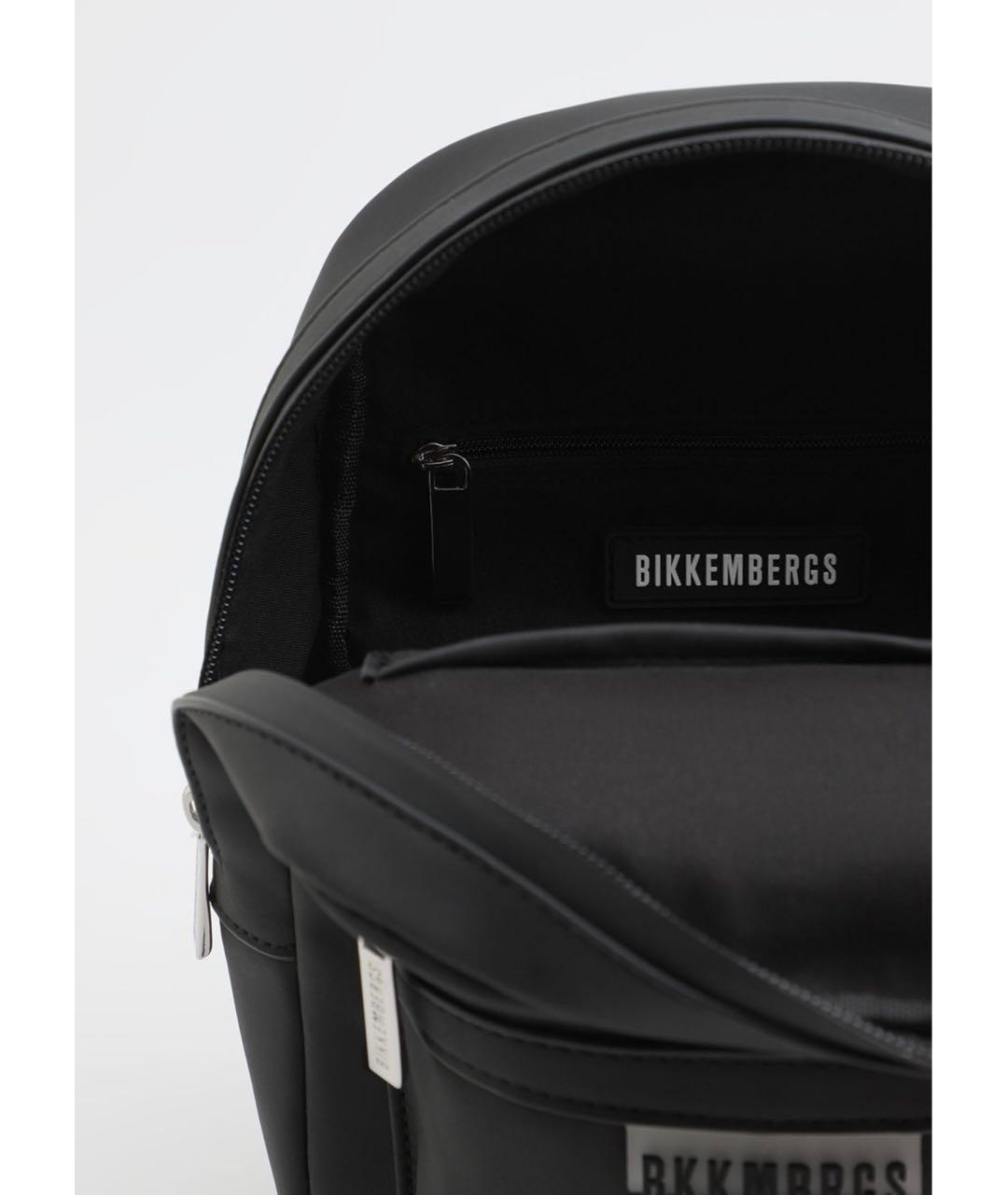 BIKKEMBERGS Черная тканевая сумка на плечо, фото 3
