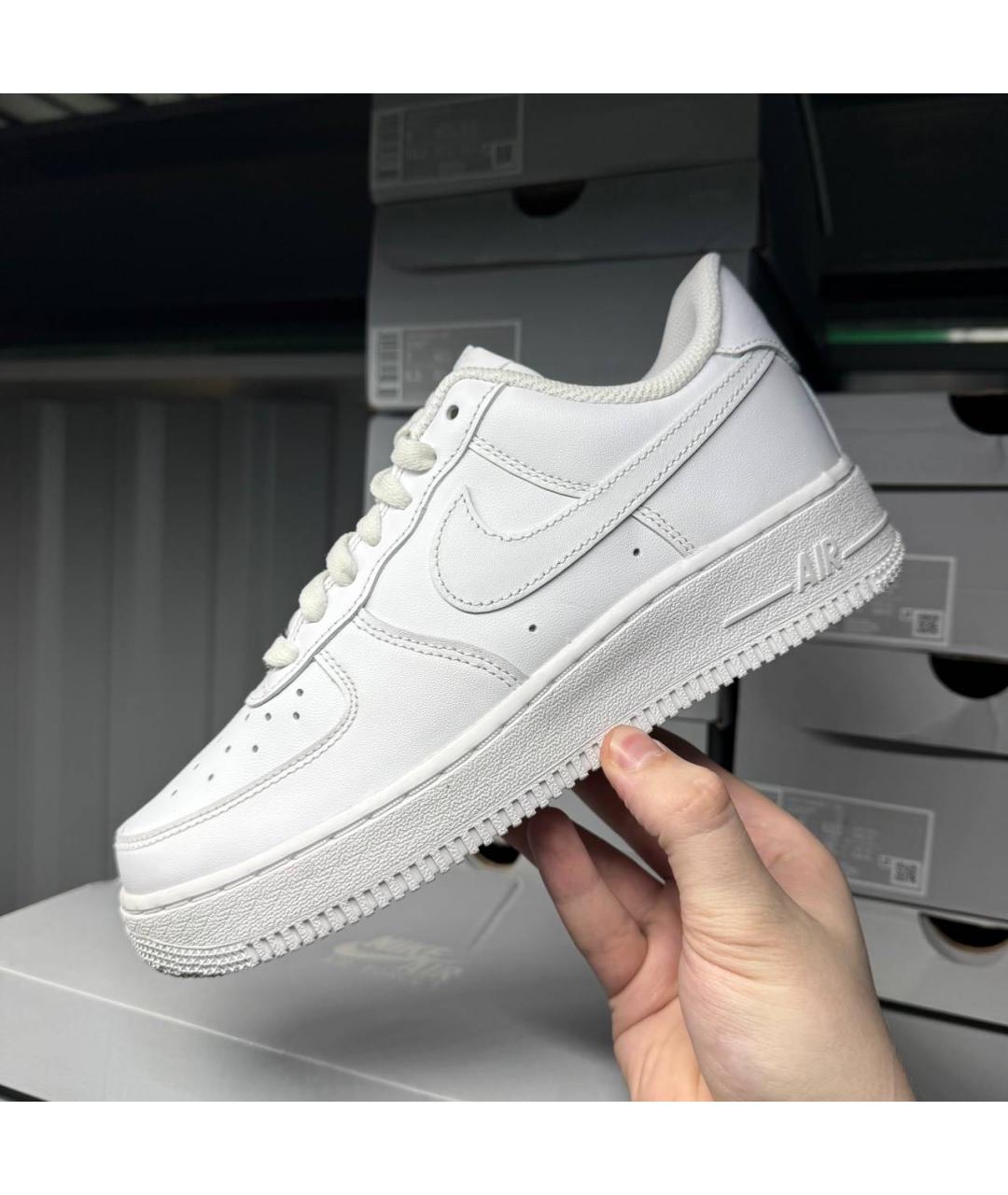 NIKE Белые низкие кроссовки / кеды, фото 2