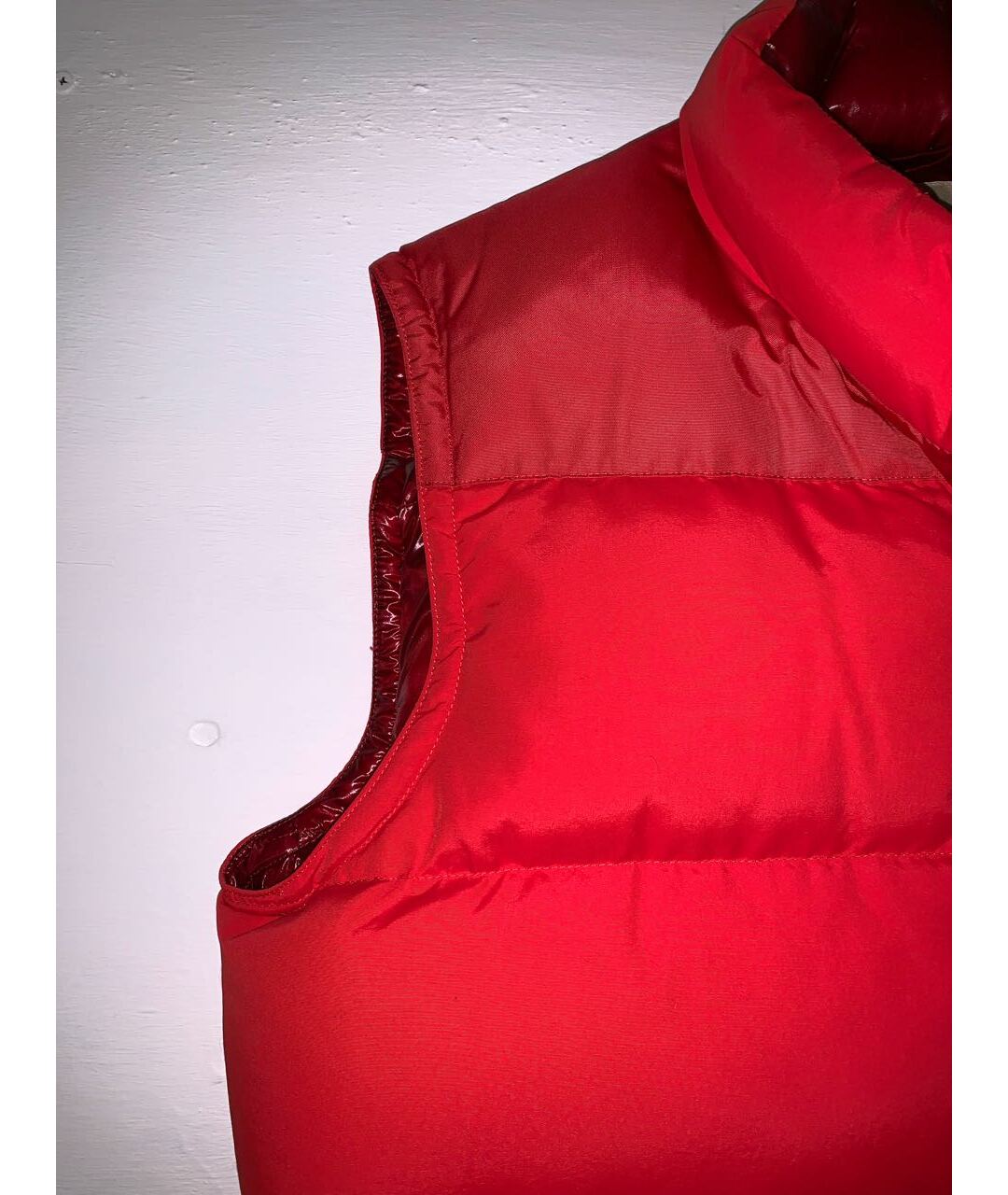 BURBERRY Красный полиамидовый жилет, фото 6
