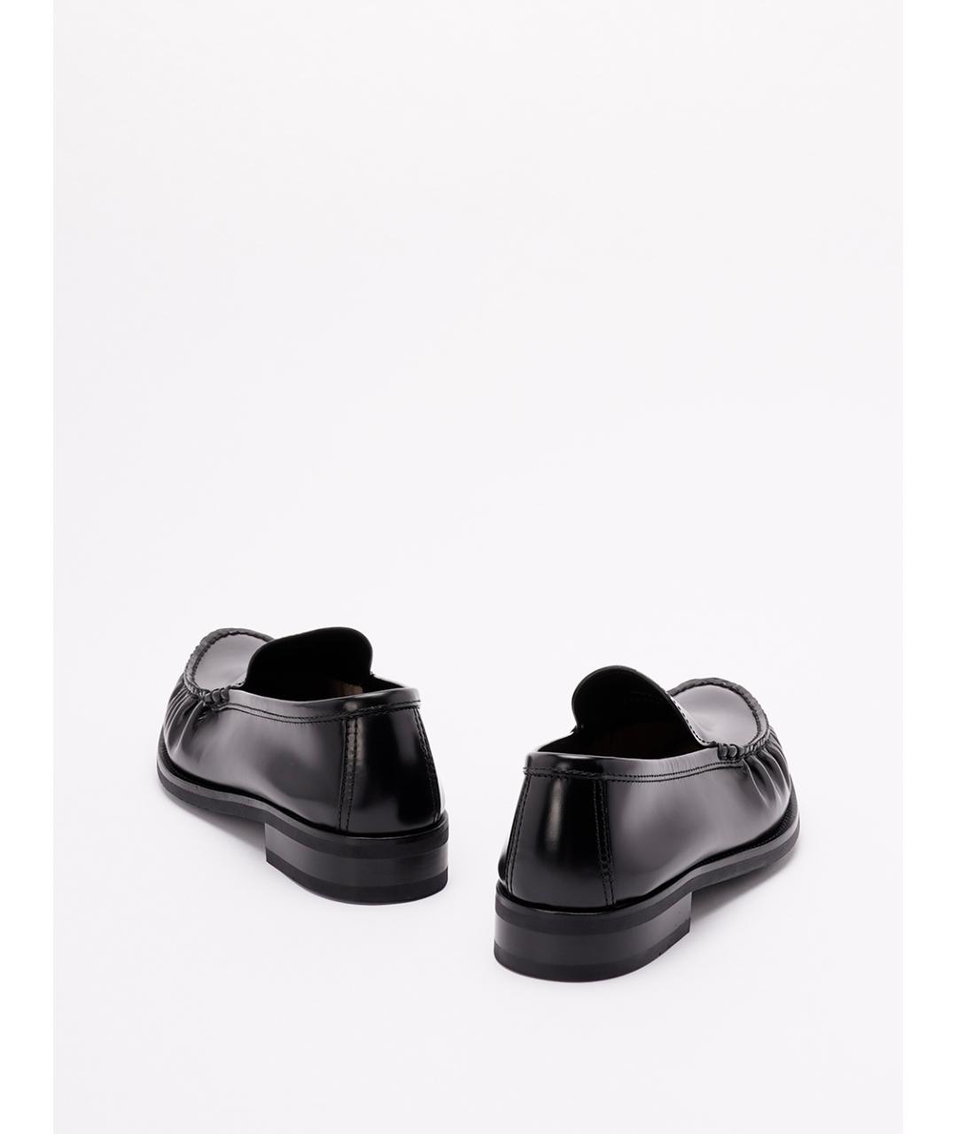 PRADA Черные кожаные лоферы, фото 3