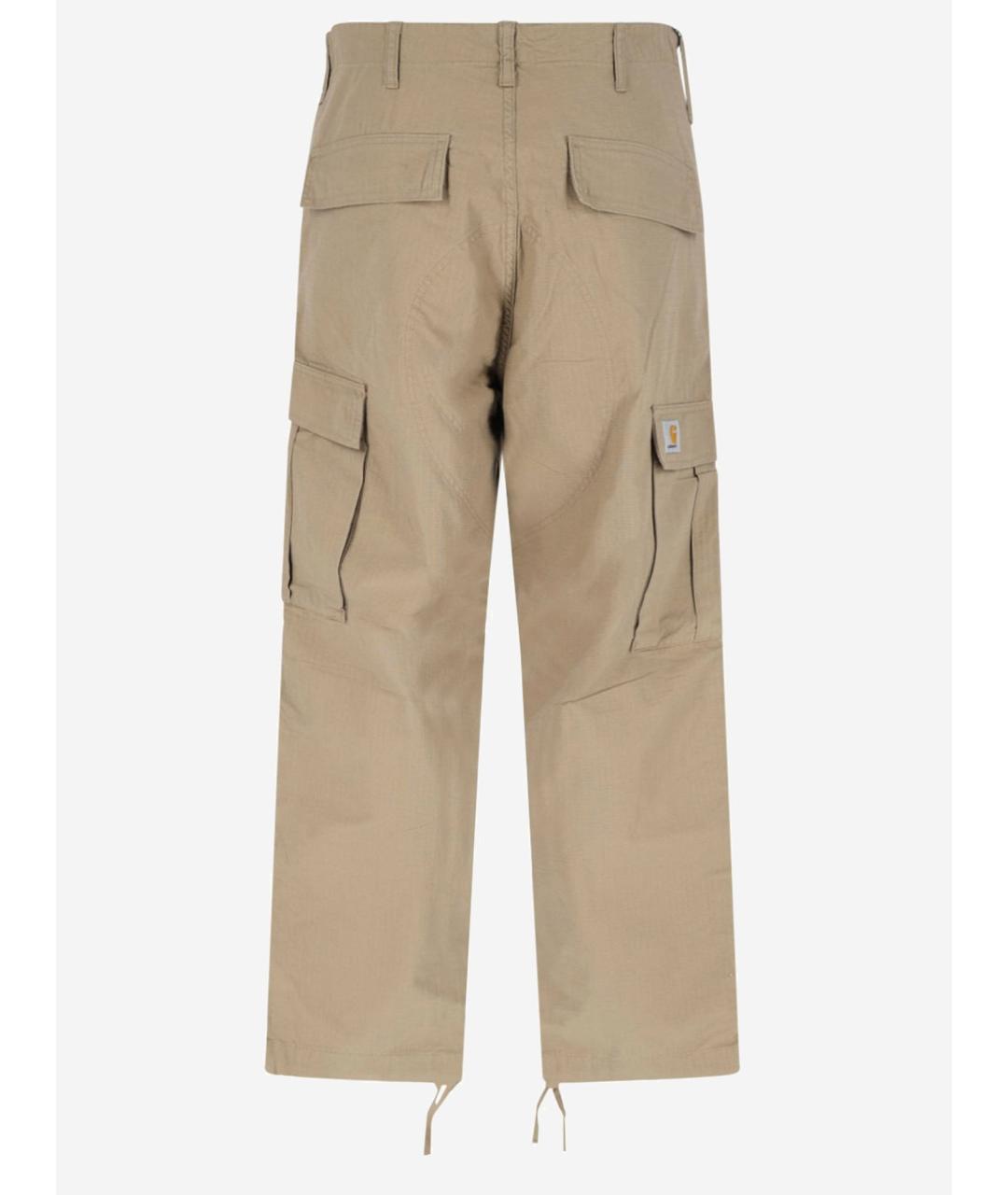 CARHARTT WIP Бежевые повседневные брюки, фото 2