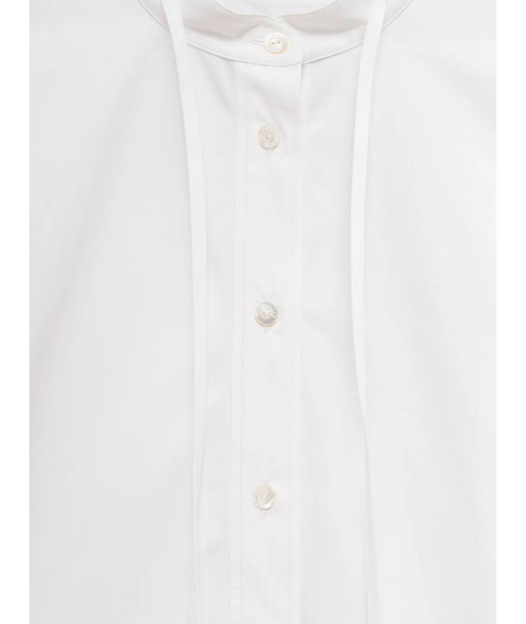 GUCCI Белая хлопковая блузы, фото 2