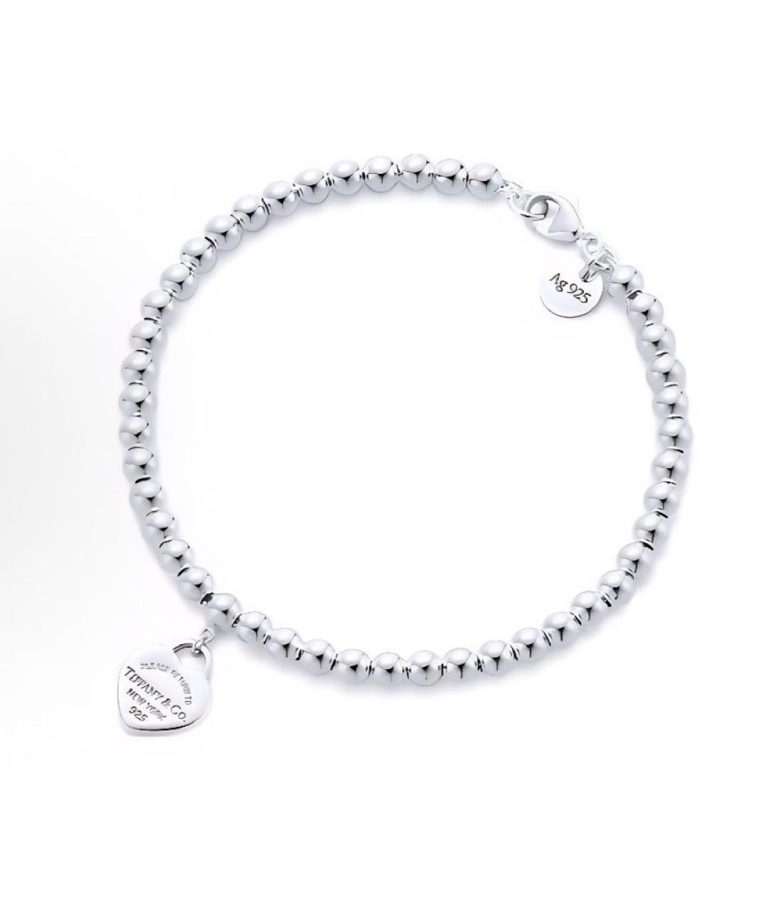 TIFFANY&CO Бирюзовый серебряный браслет, фото 3