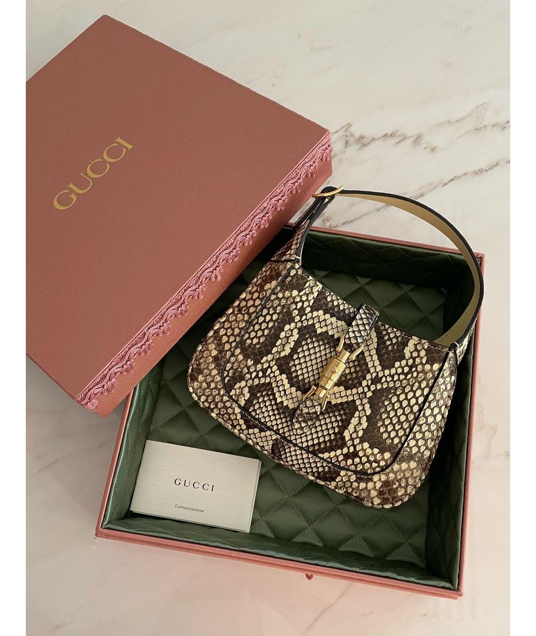 GUCCI Мульти сумка через плечо из экзотической кожи, фото 7