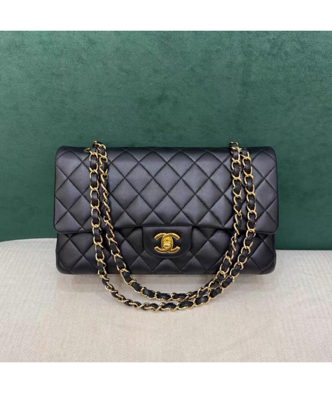 CHANEL Черная кожаная сумка тоут, фото 9