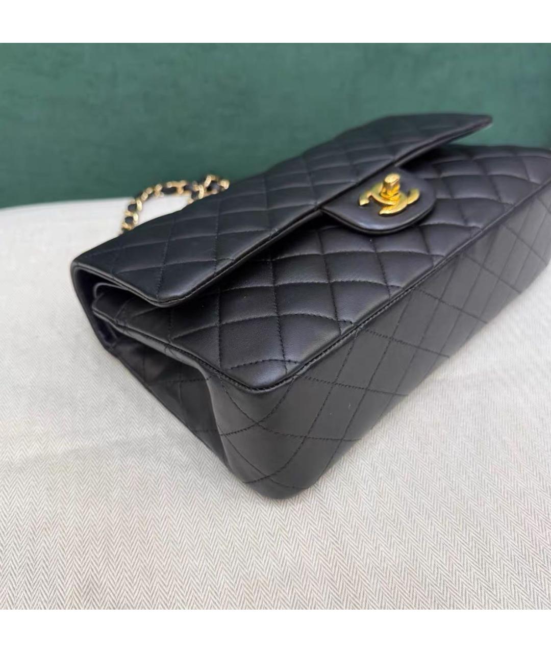 CHANEL Черная кожаная сумка тоут, фото 5