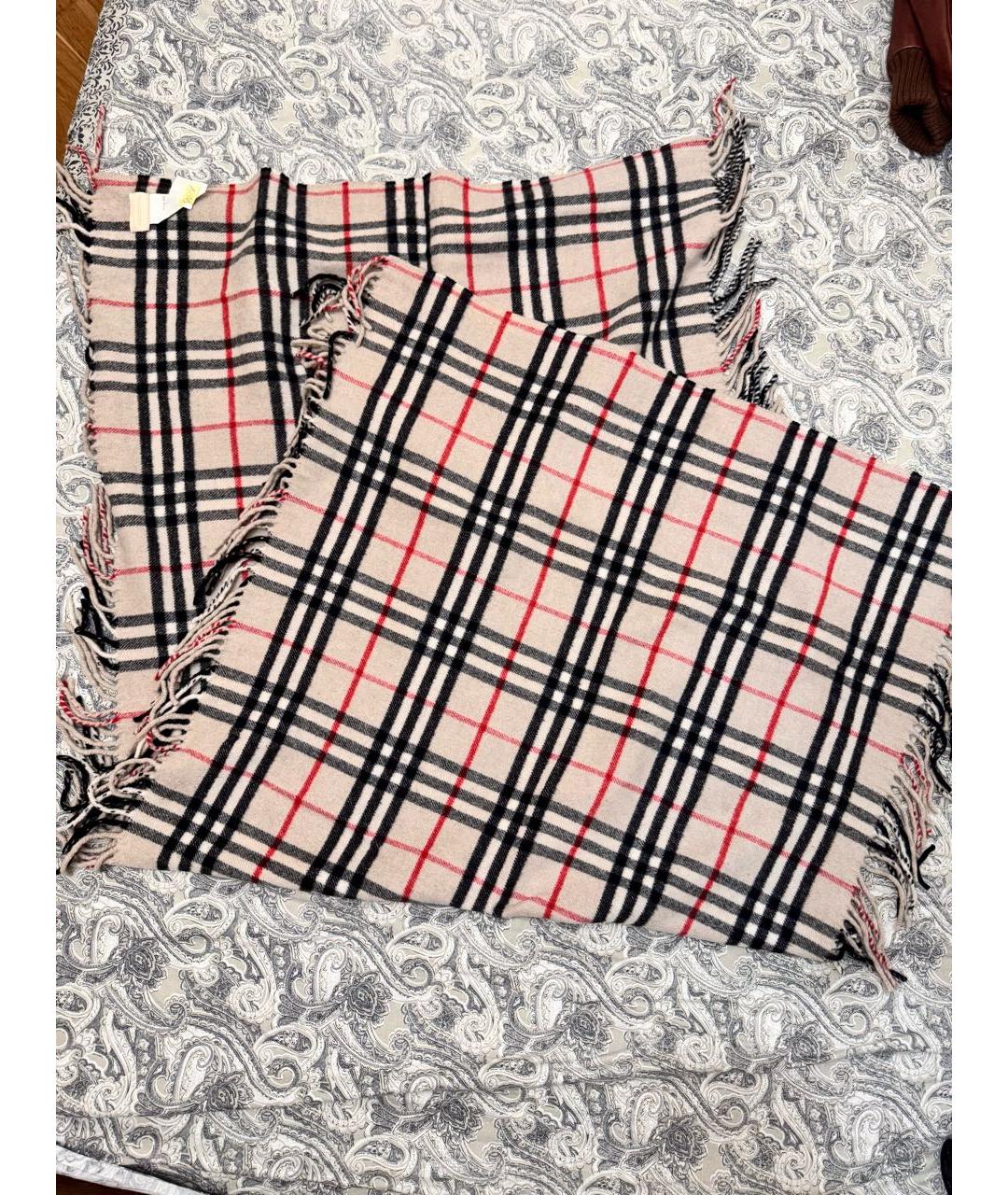 BURBERRY Кашемировый шарф, фото 5