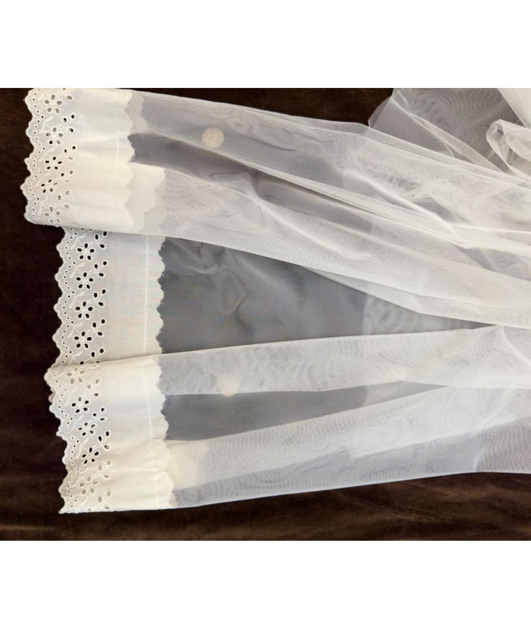 SIMONE ROCHA Белое сетчатое коктейльное платье, фото 5