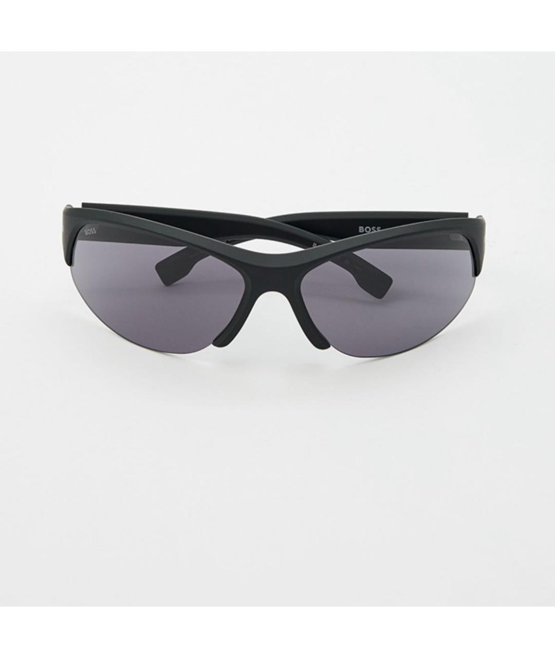 HUGO BOSS Черные пластиковые солнцезащитные очки, фото 6