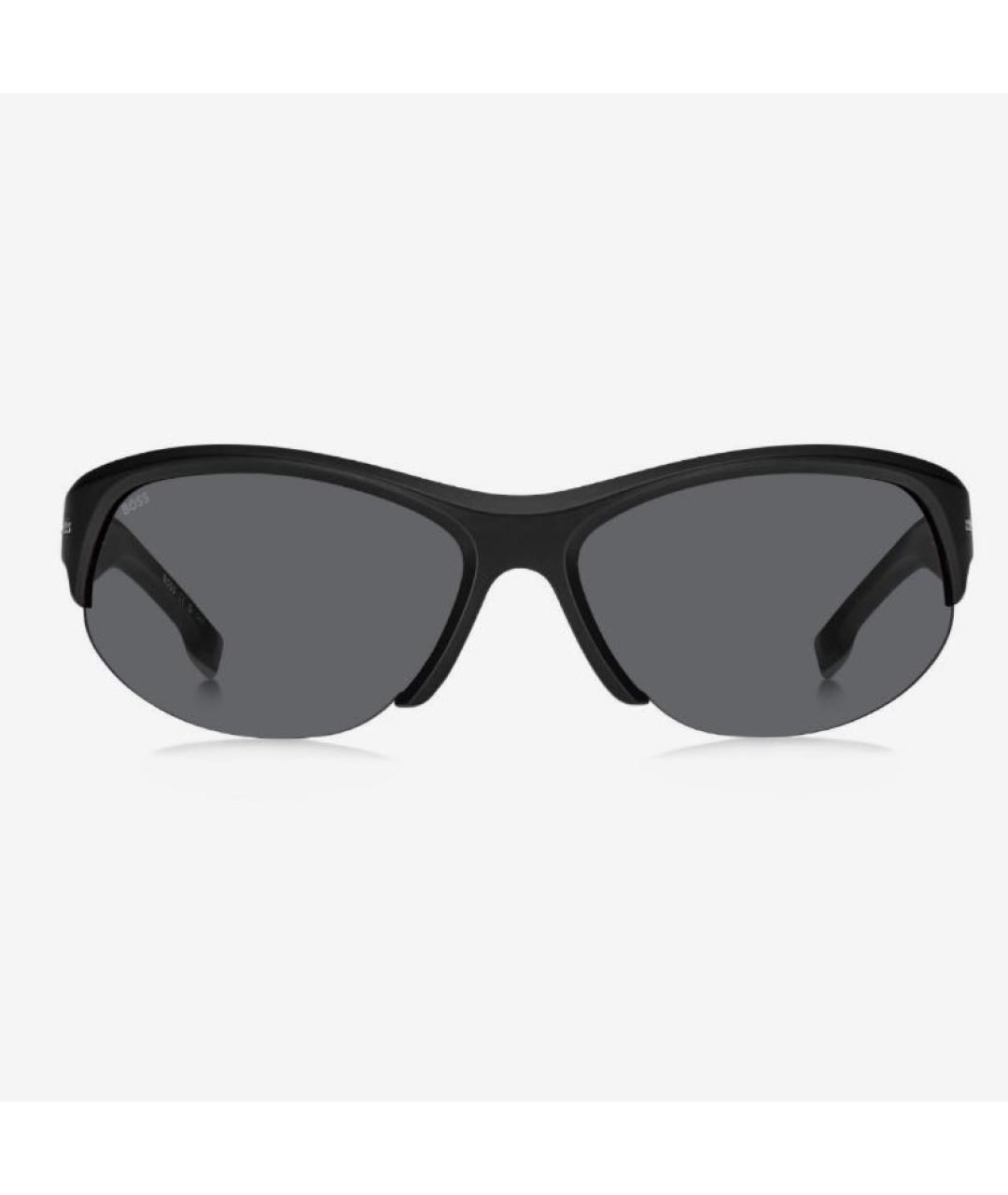 HUGO BOSS Черные пластиковые солнцезащитные очки, фото 8