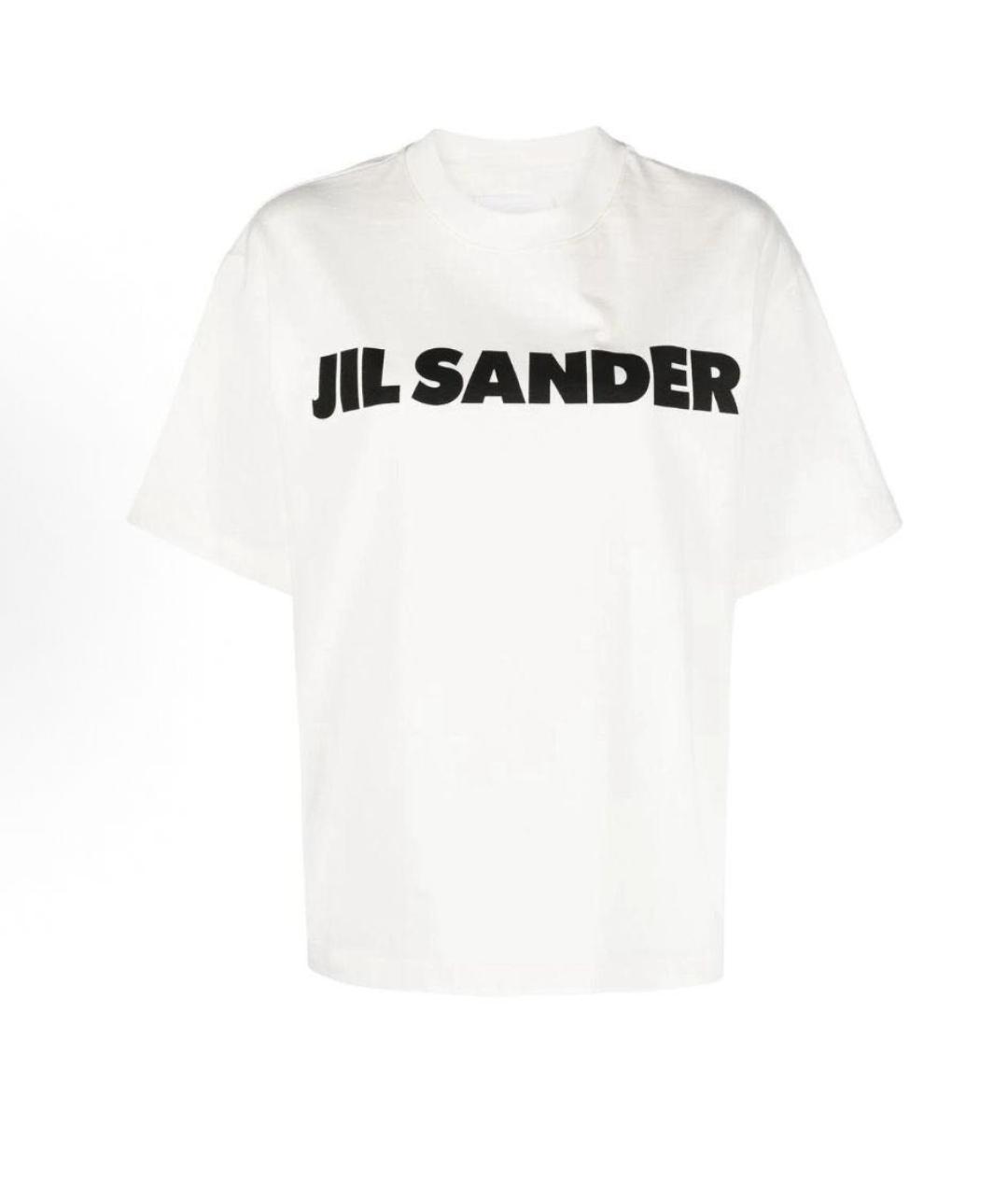 JIL SANDER Белая футболка, фото 3