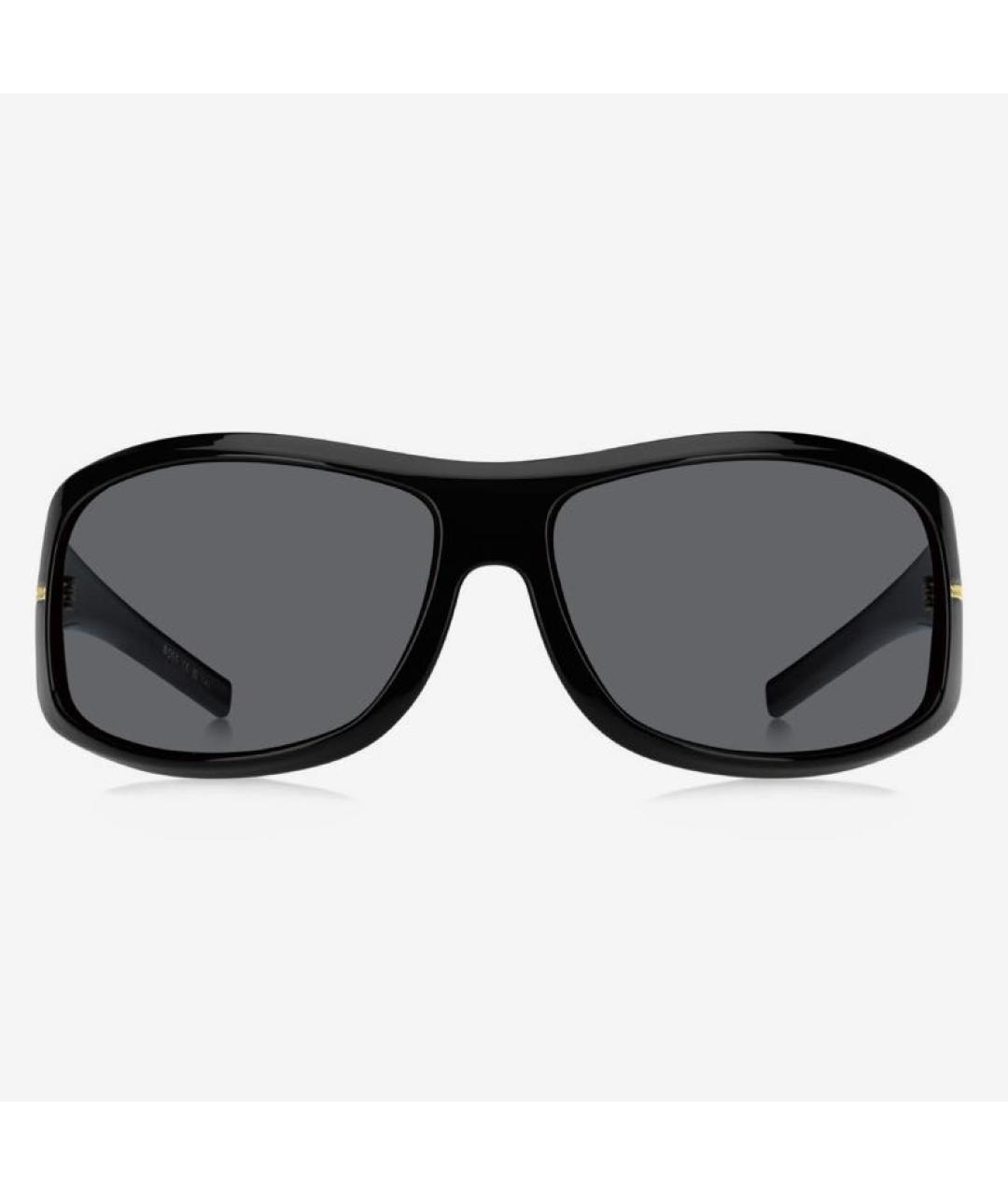 HUGO BOSS Черные пластиковые солнцезащитные очки, фото 3