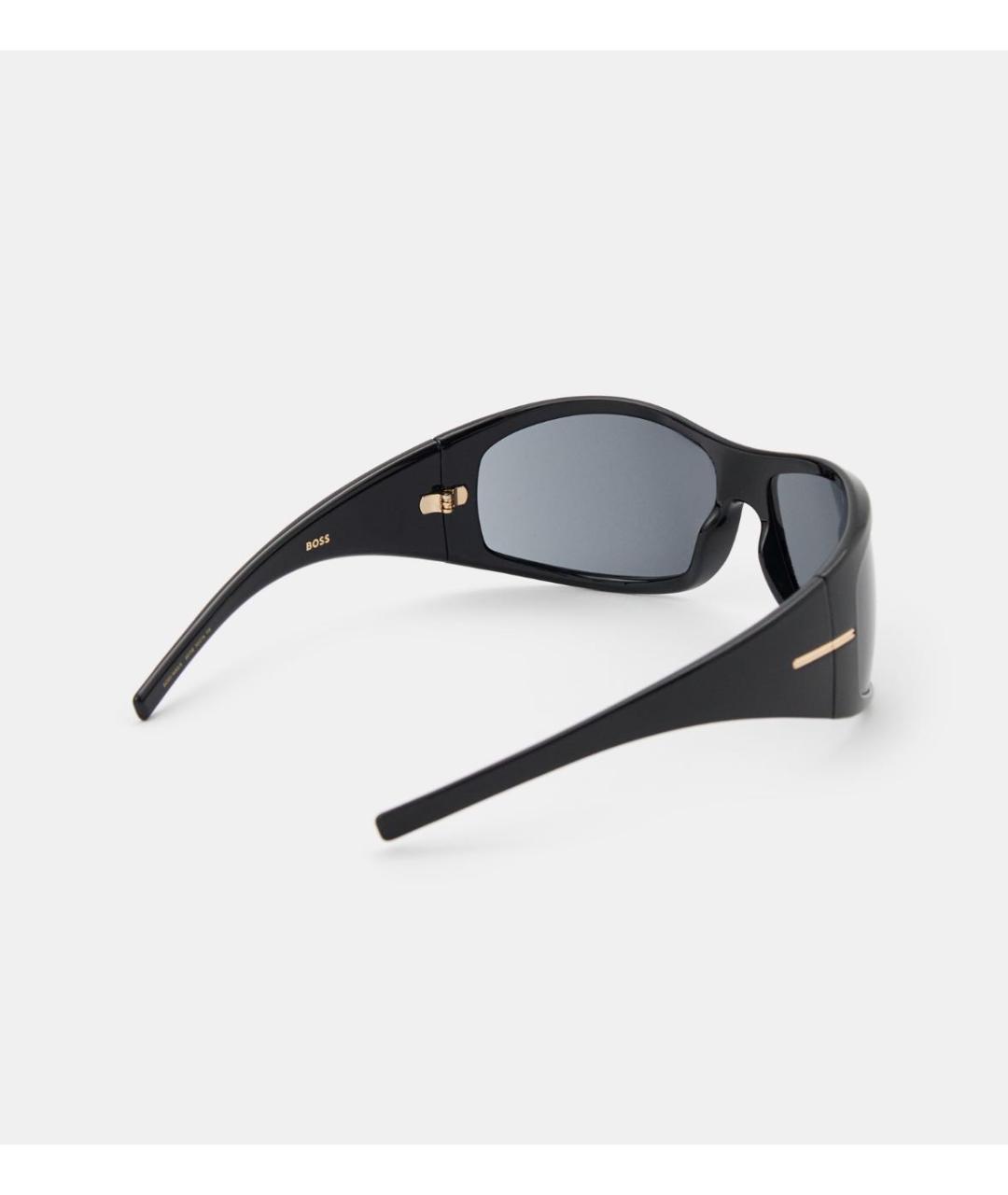 HUGO BOSS Черные пластиковые солнцезащитные очки, фото 6