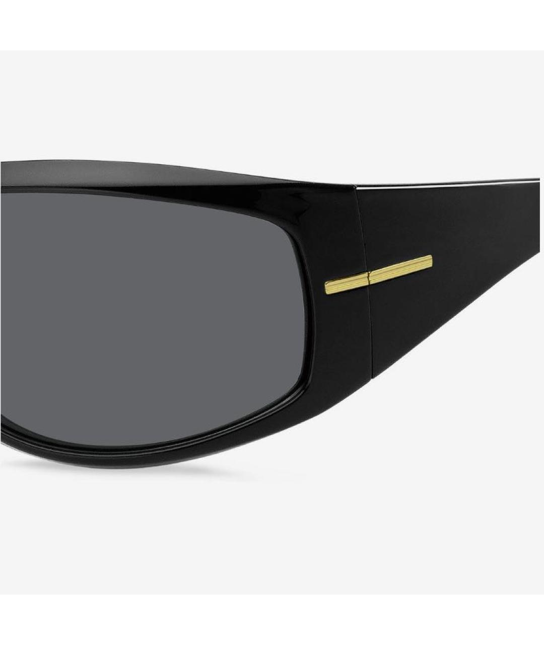 HUGO BOSS Черные пластиковые солнцезащитные очки, фото 4