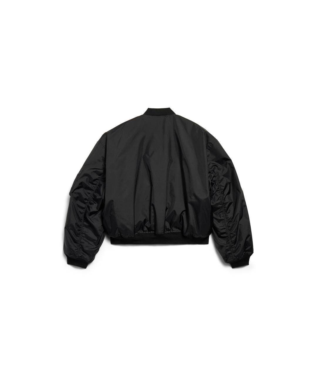 BALENCIAGA Черная полиамидовая куртка, фото 3