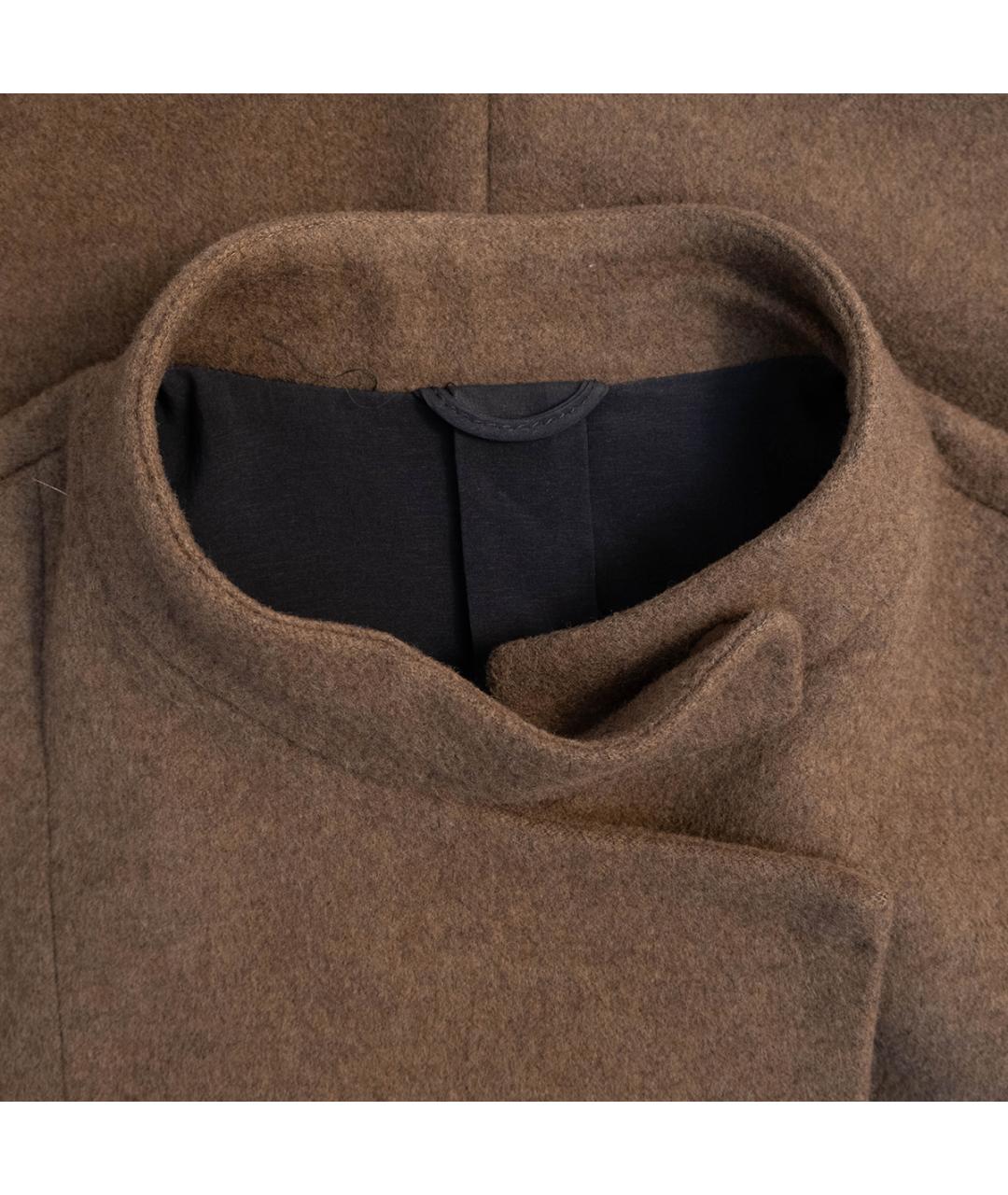 BRUNELLO CUCINELLI Коричневое шерстяное пальто, фото 3