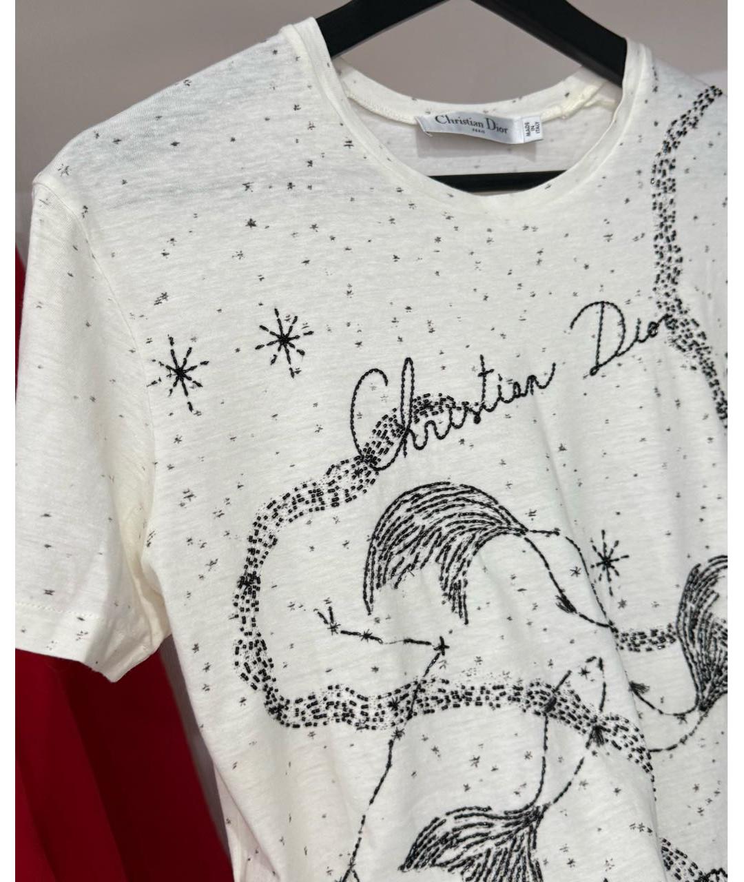 CHRISTIAN DIOR Хлопковая футболка, фото 2