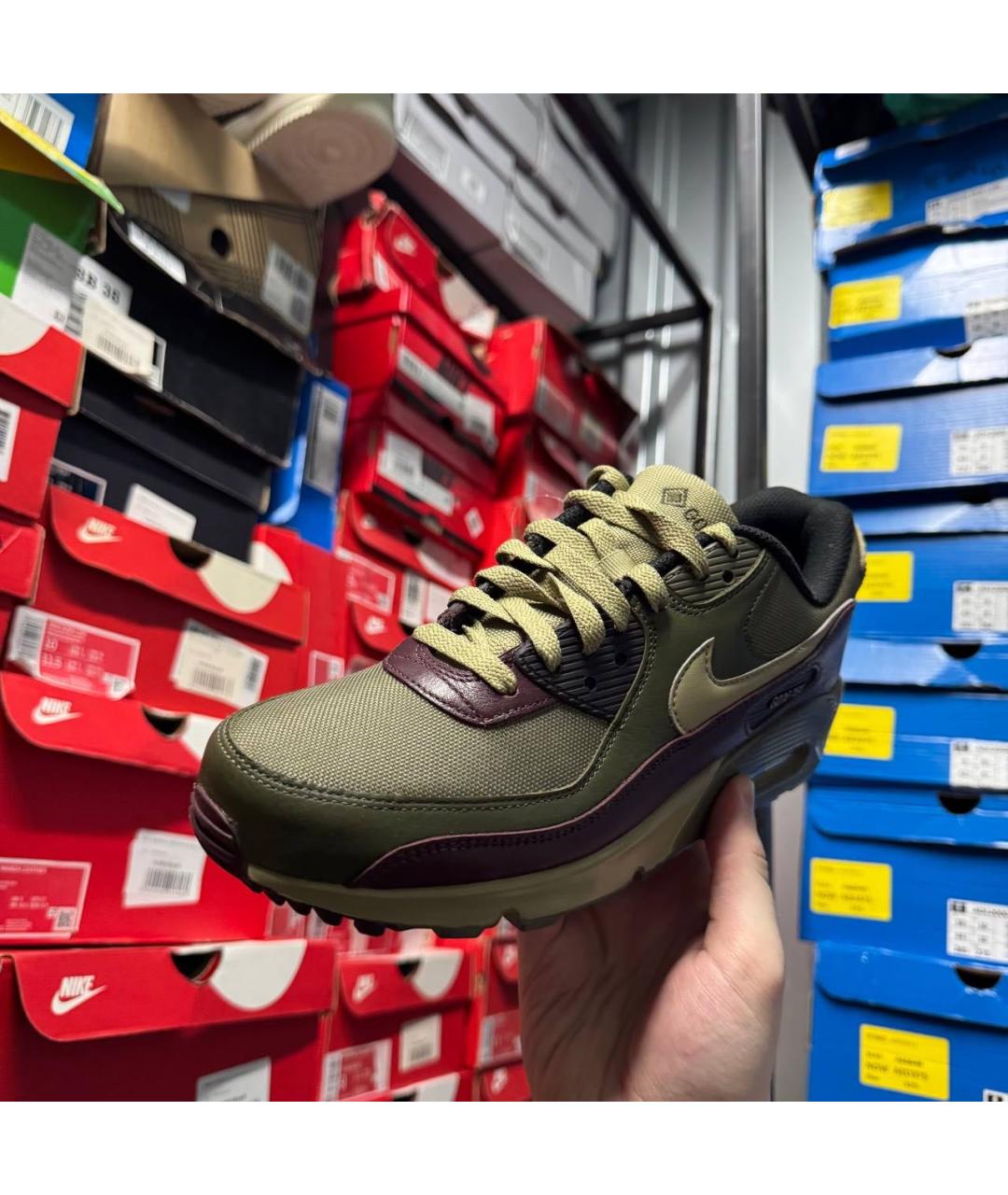 NIKE Хаки низкие кроссовки / кеды, фото 2