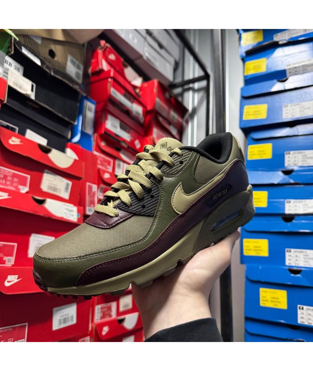 NIKE Хаки низкие кроссовки / кеды, фото 3