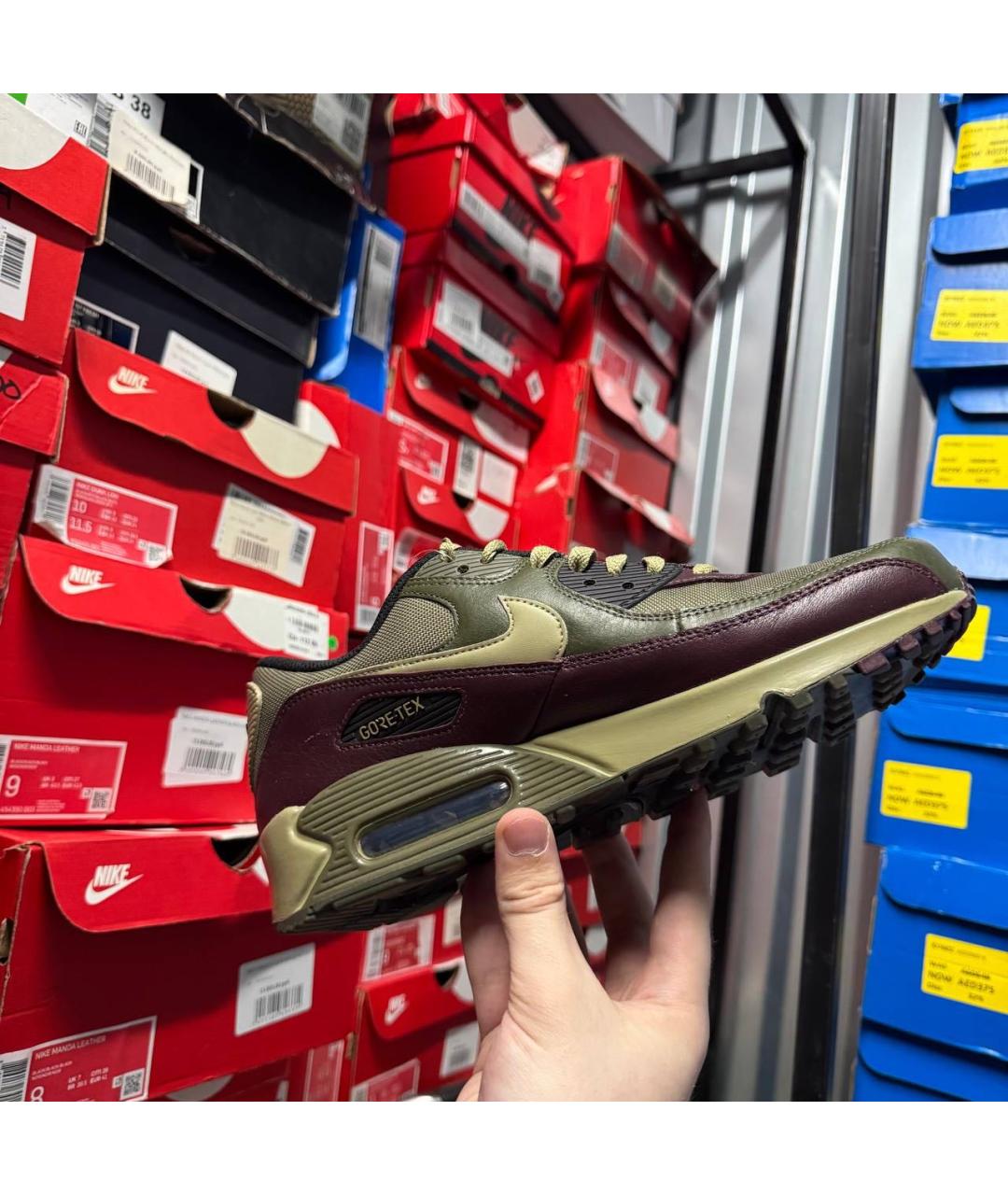 NIKE Хаки низкие кроссовки / кеды, фото 7