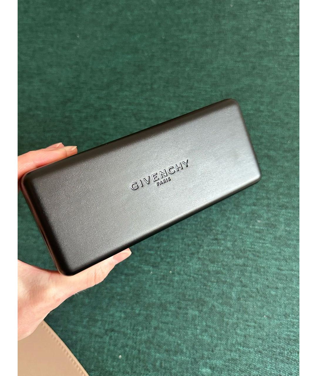 GIVENCHY Золотые металлические солнцезащитные очки, фото 4