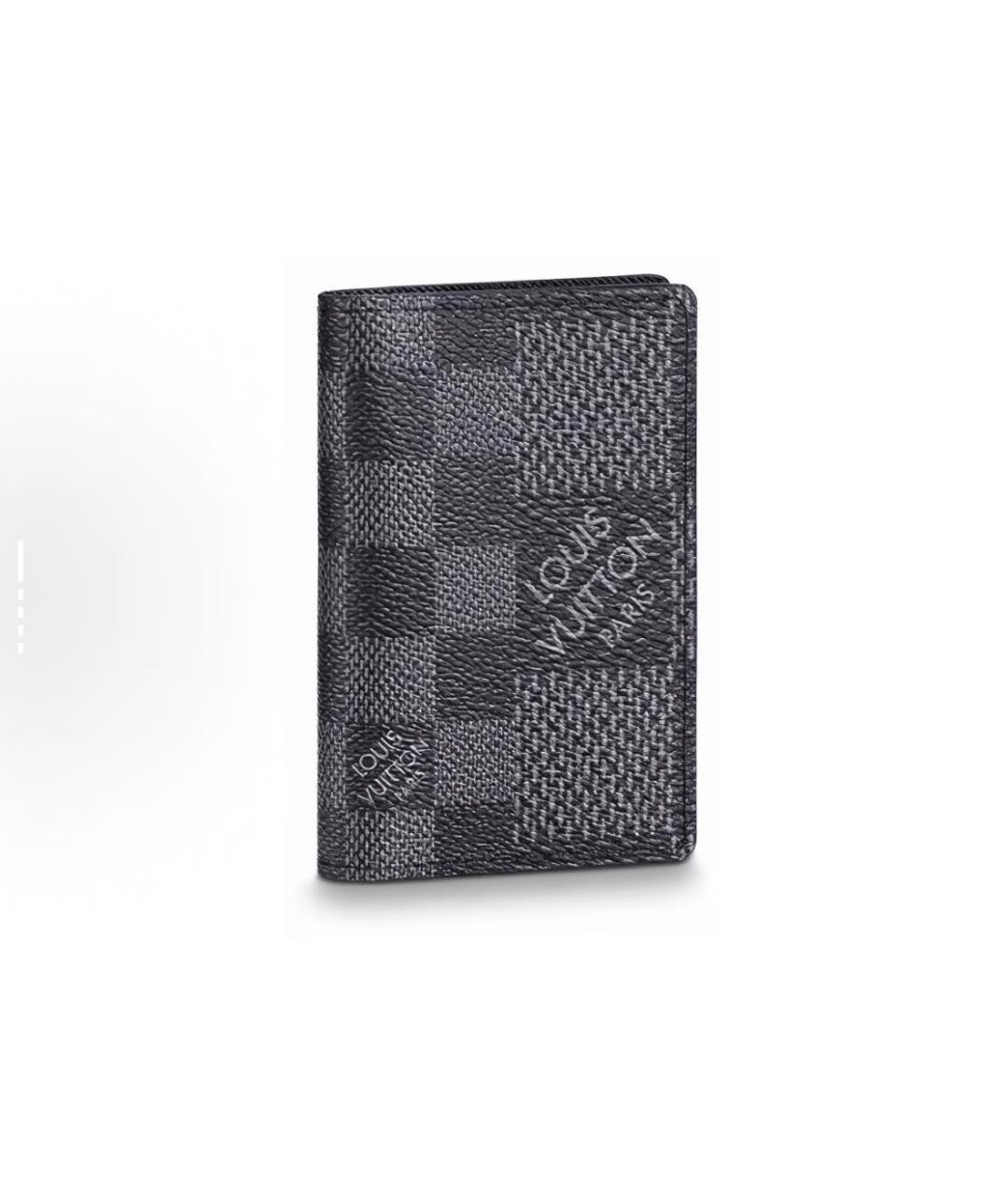 LOUIS VUITTON Черный кошелек, фото 5