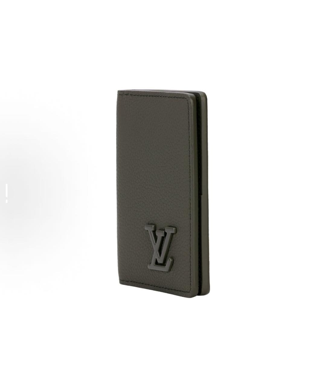 LOUIS VUITTON Зеленый кошелек, фото 4