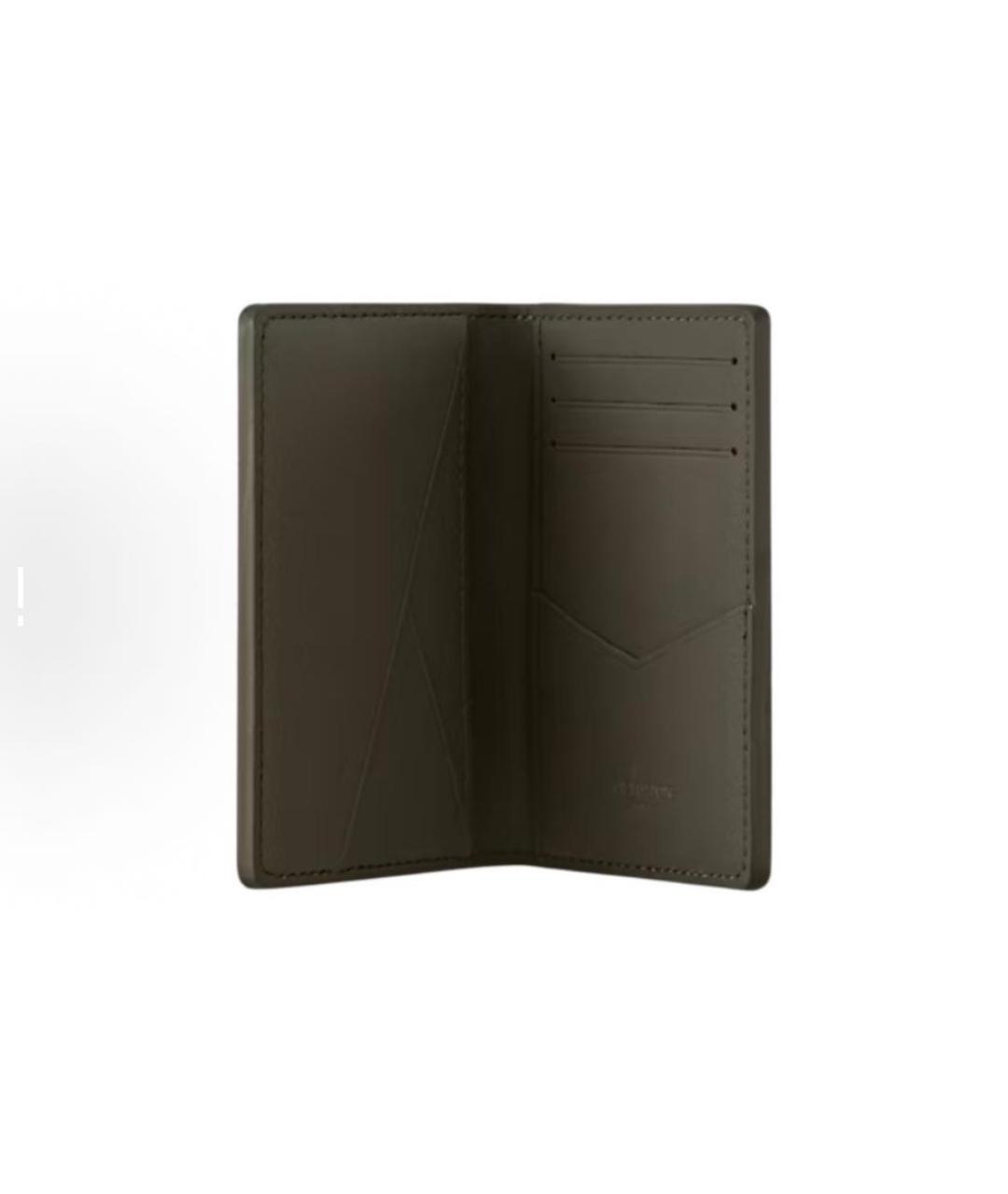 LOUIS VUITTON Зеленый кошелек, фото 3