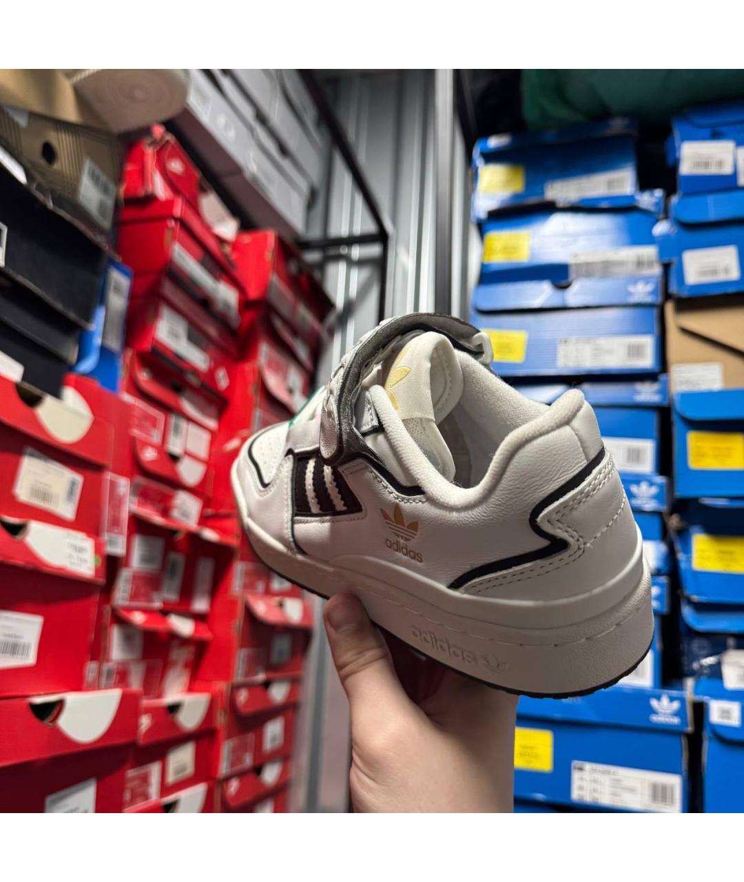 ADIDAS Белые кроссовки, фото 4