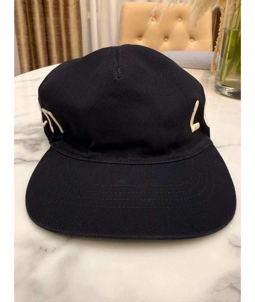 GUCCI Черная хлопковая кепка, фото 7