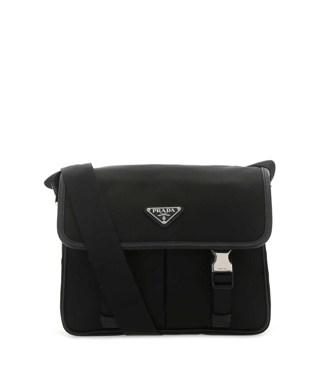 PRADA Черная синтетическая сумка на плечо, фото 1