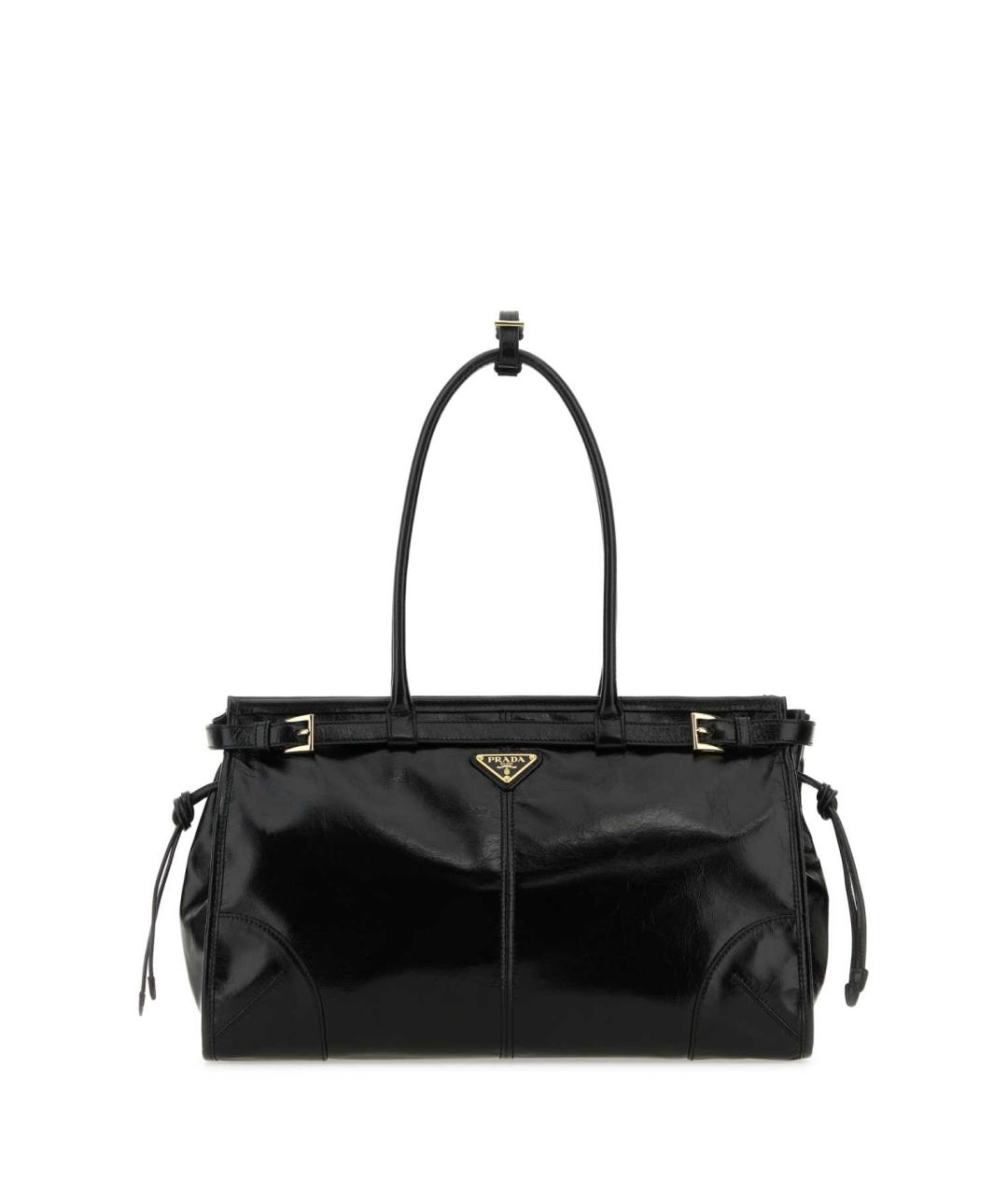 PRADA Черная кожаная сумка тоут, фото 1