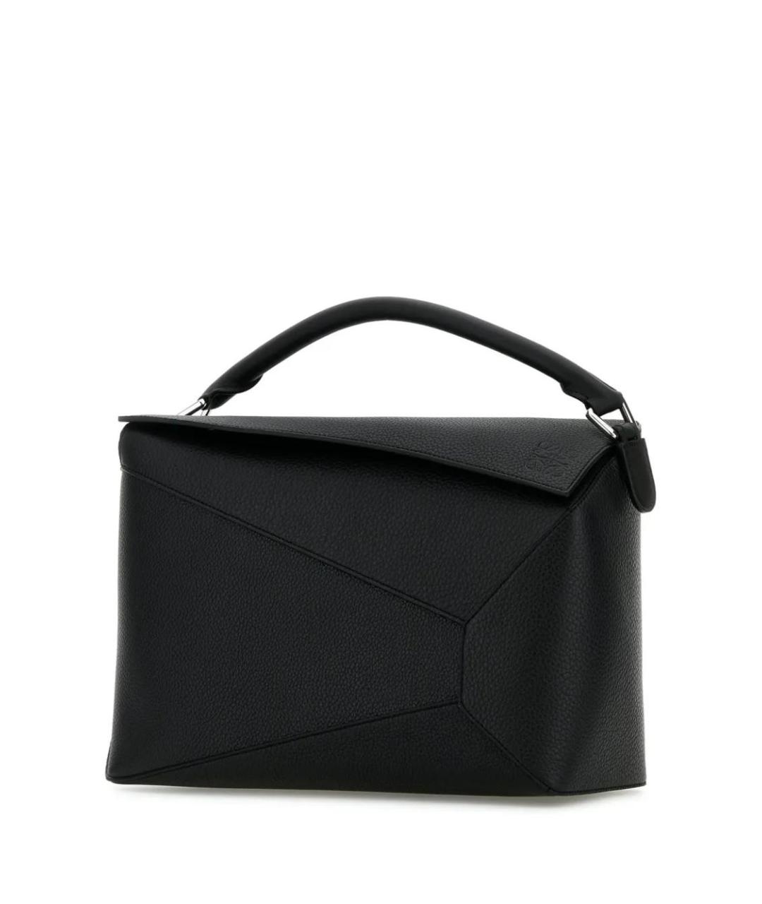 LOEWE Черная кожаная сумка на плечо, фото 3