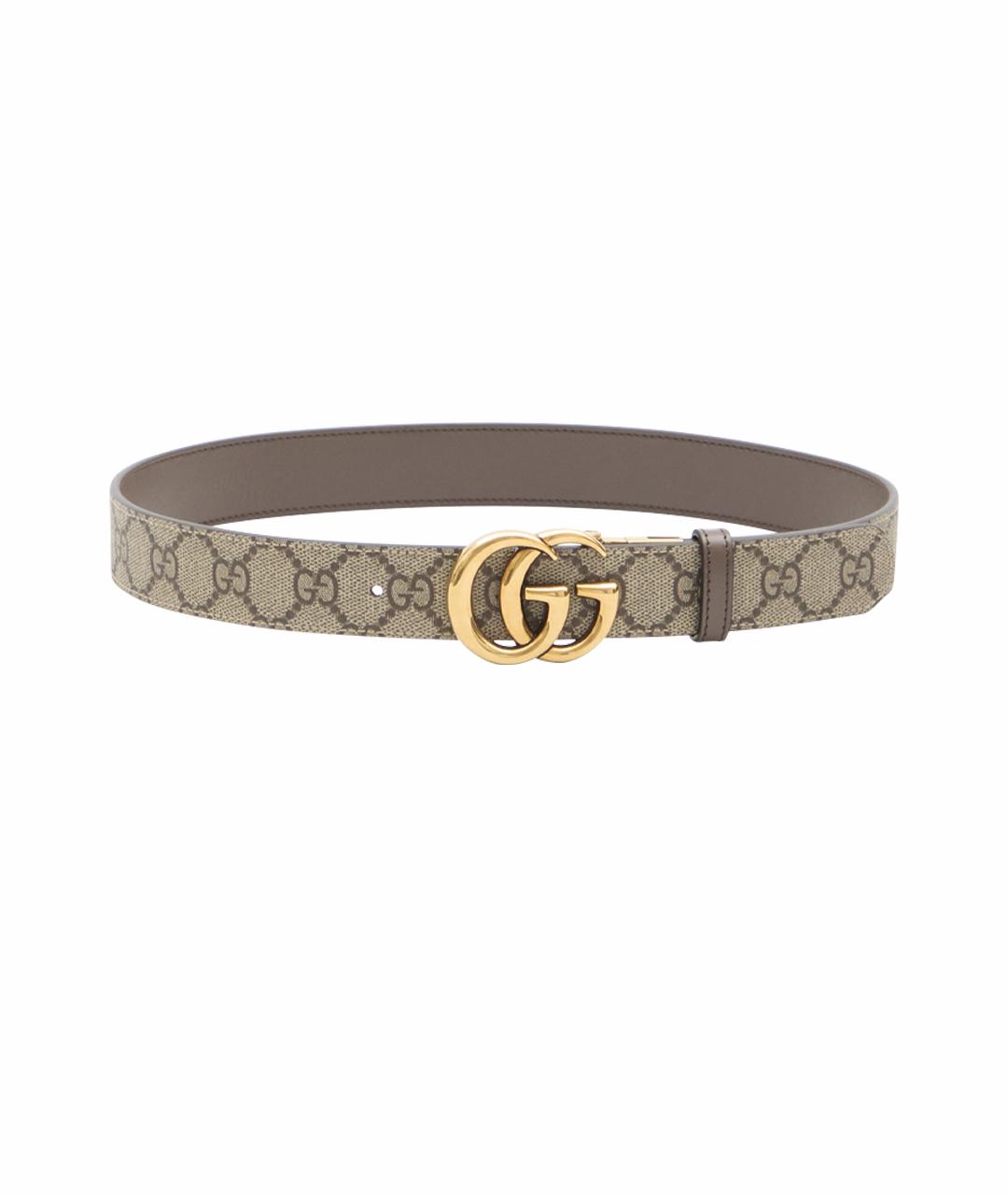 GUCCI Бежевый ремень, фото 1