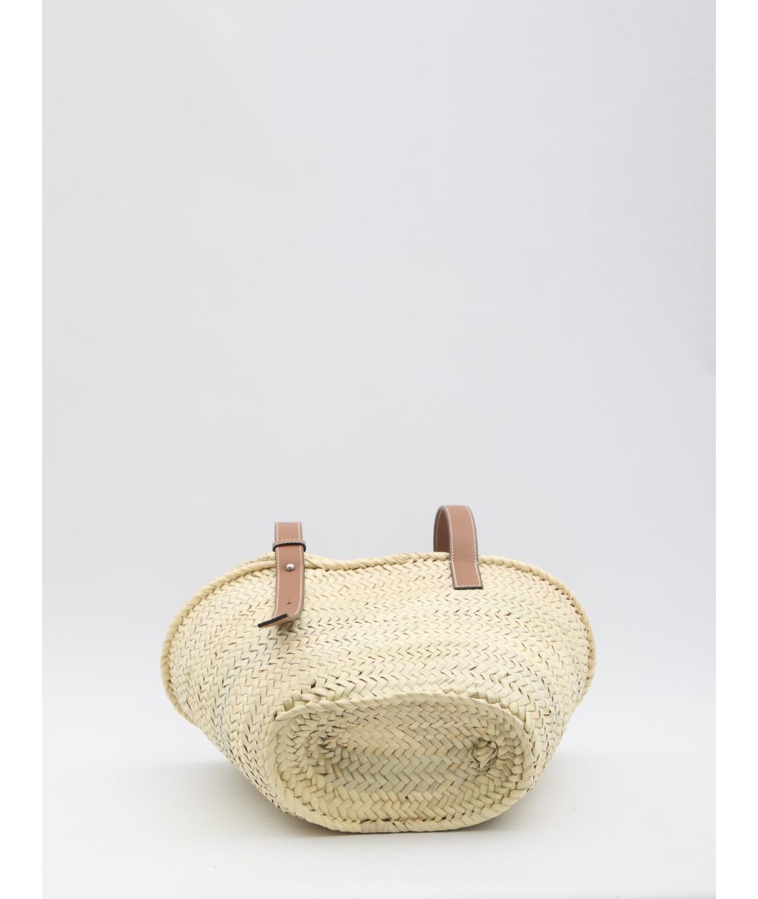 LOEWE Бежевая сумка тоут, фото 3