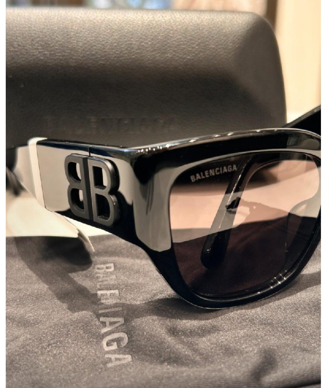 BALENCIAGA Черные солнцезащитные очки, фото 4