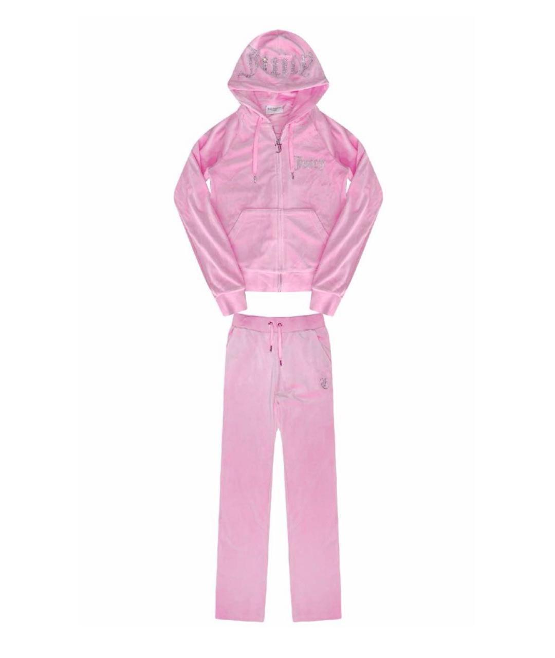 JUICY COUTURE Розовый полиэстеровый спортивные костюмы, фото 9