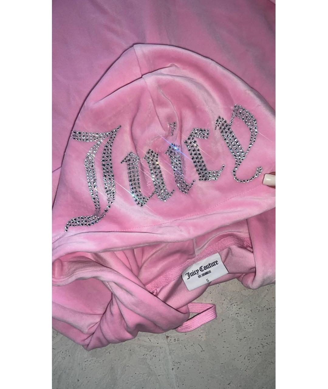 JUICY COUTURE Розовый полиэстеровый спортивные костюмы, фото 3