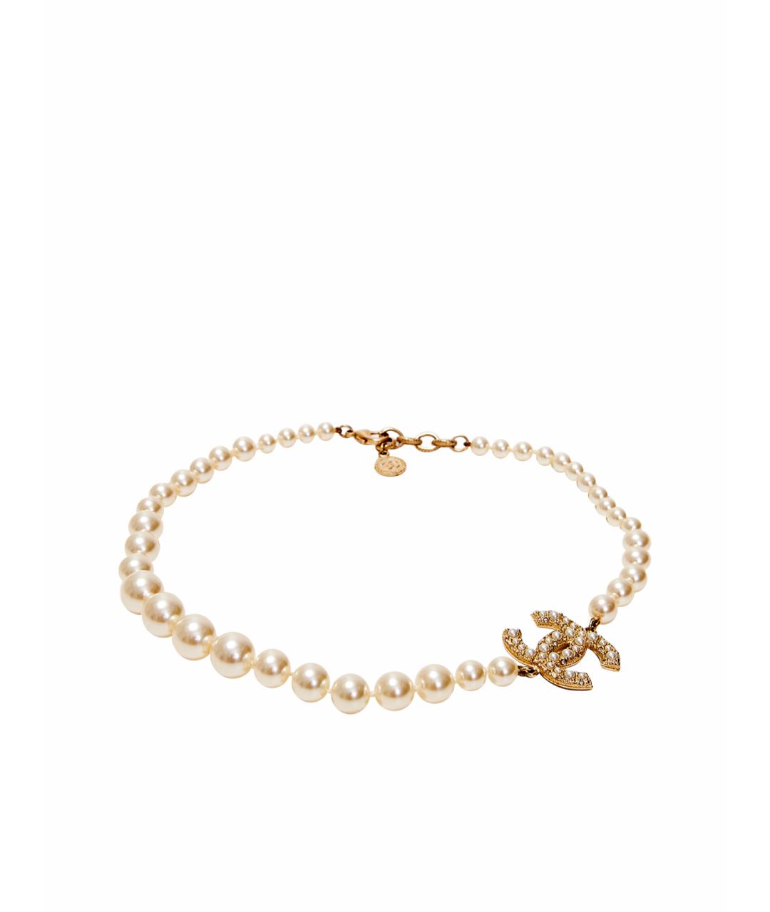 CHANEL Золотое жемчужное колье, фото 1