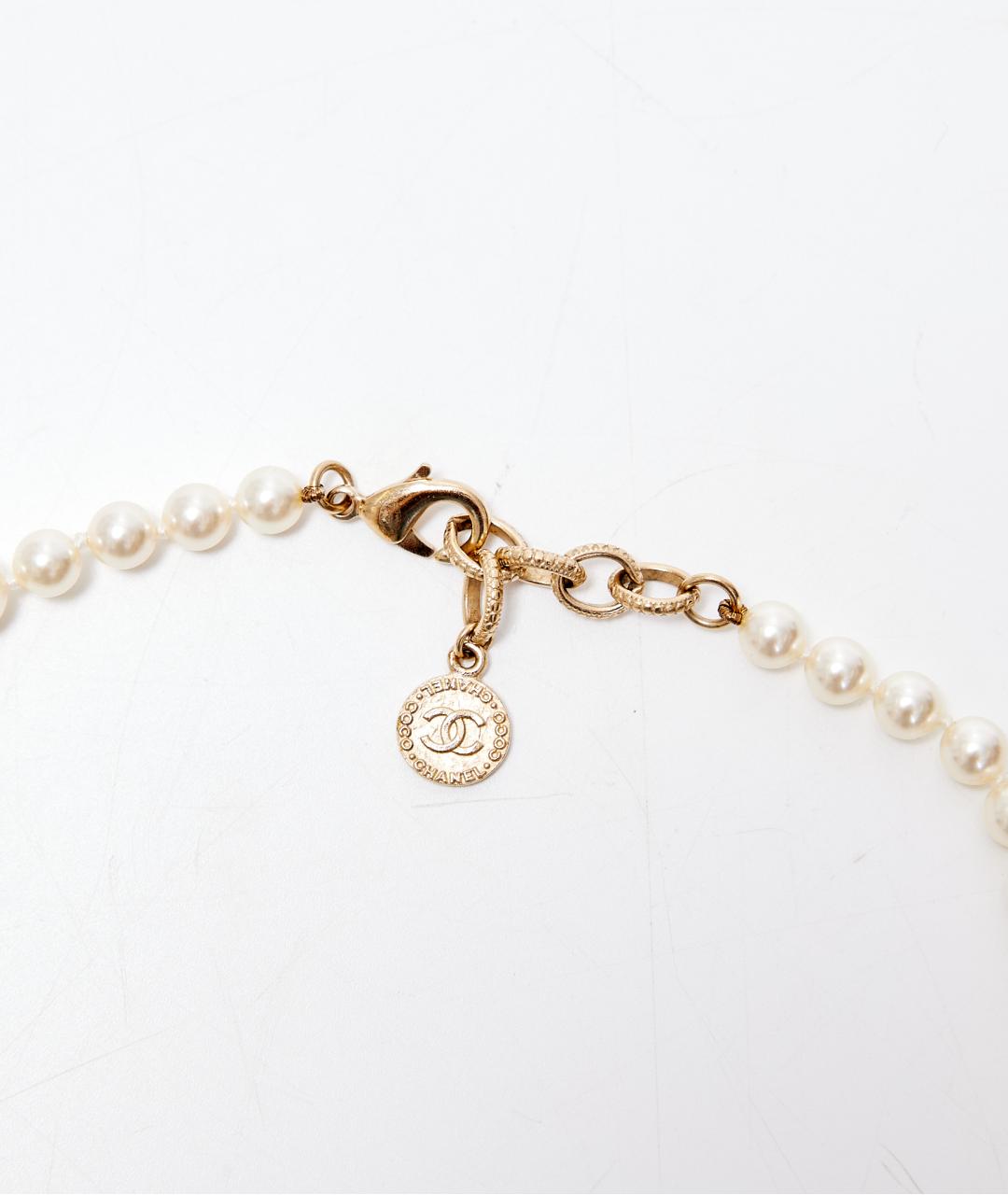 CHANEL Золотое жемчужное колье, фото 3