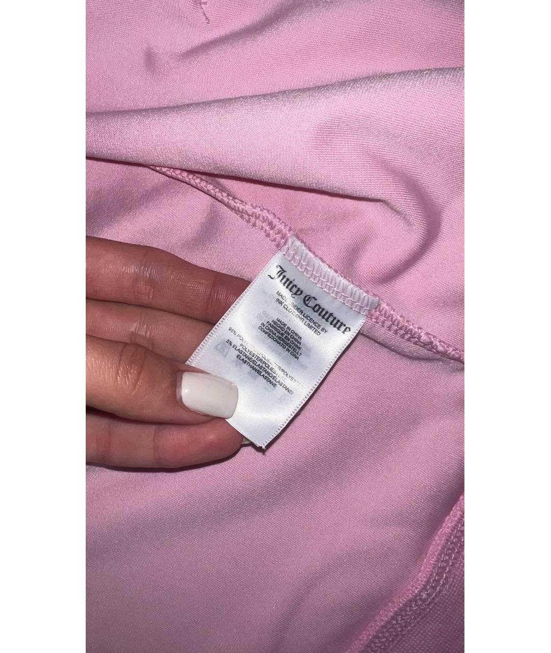 JUICY COUTURE Розовый полиэстеровый спортивные костюмы, фото 5