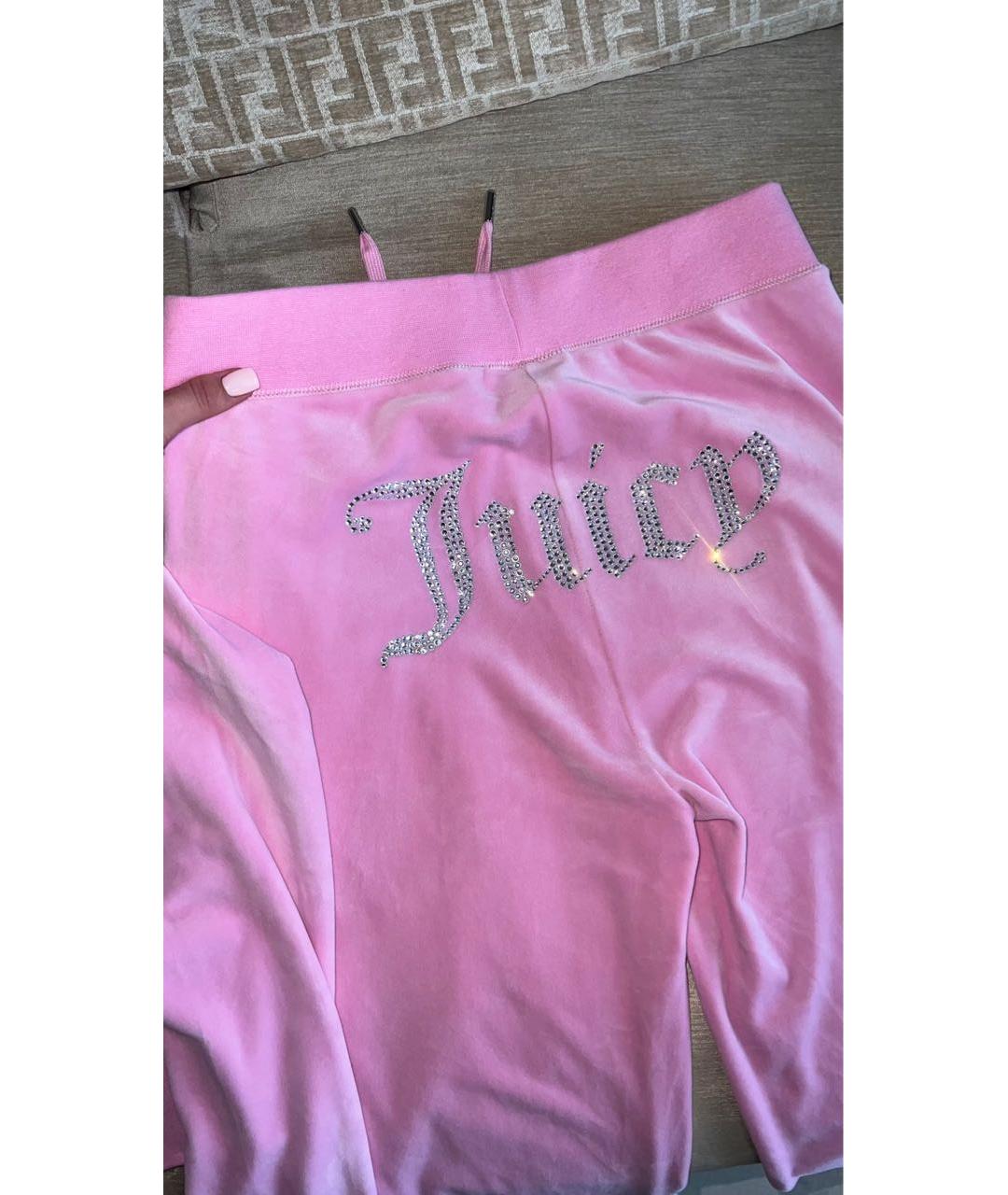 JUICY COUTURE Розовый полиэстеровый спортивные костюмы, фото 7